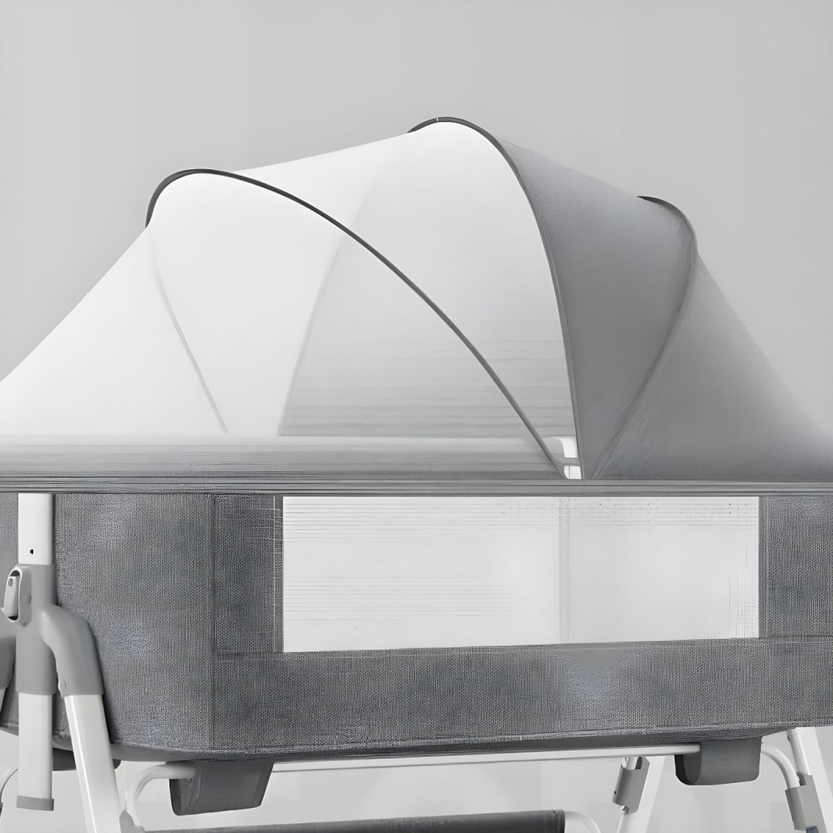 Baby Rocking Bassinet Crib - Grey