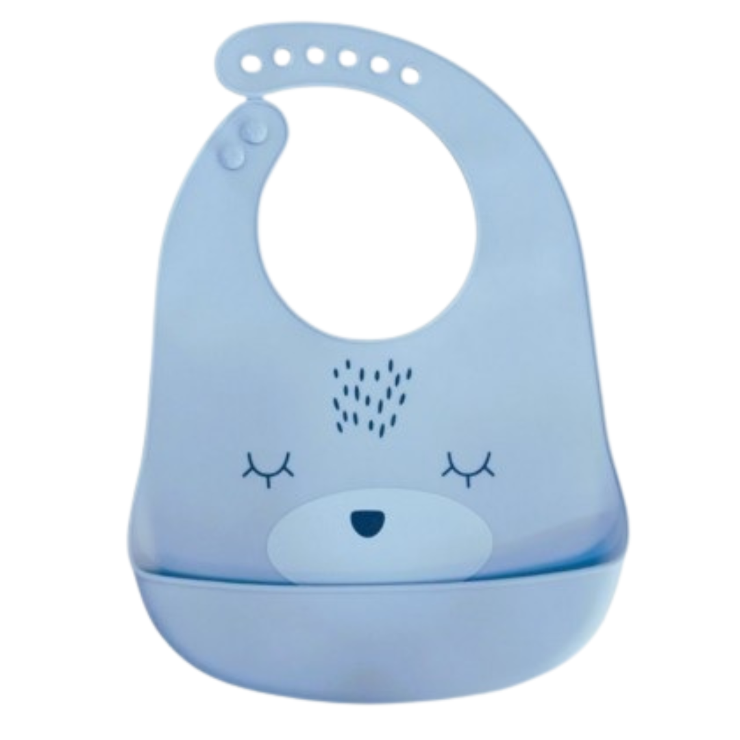 Baby Silicon Bib with Food Catcher
