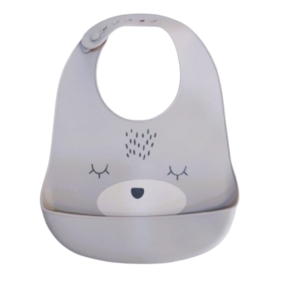 Baby Silicon Bib with Food Catcher