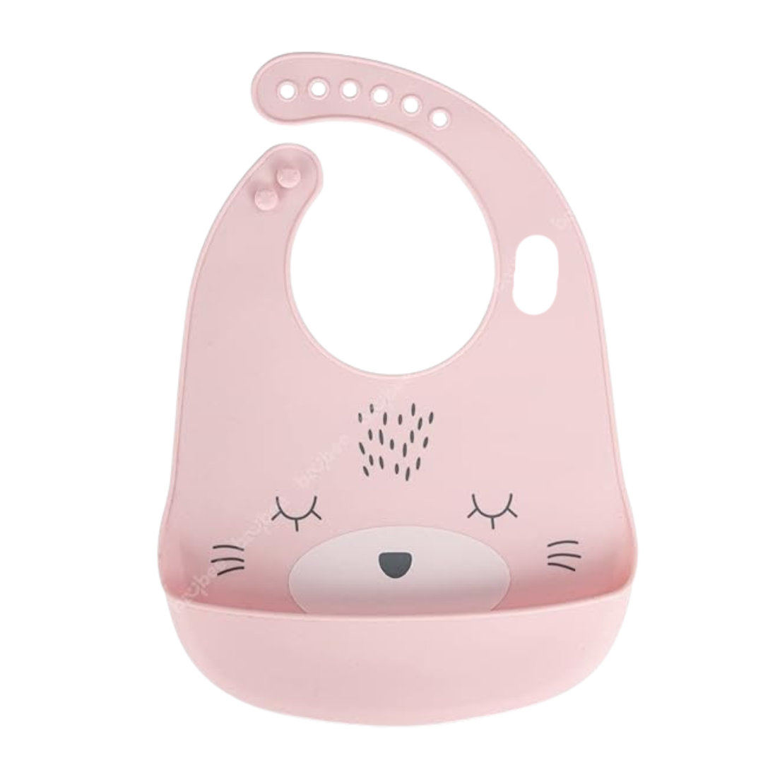 Baby Silicon Bib with Food Catcher