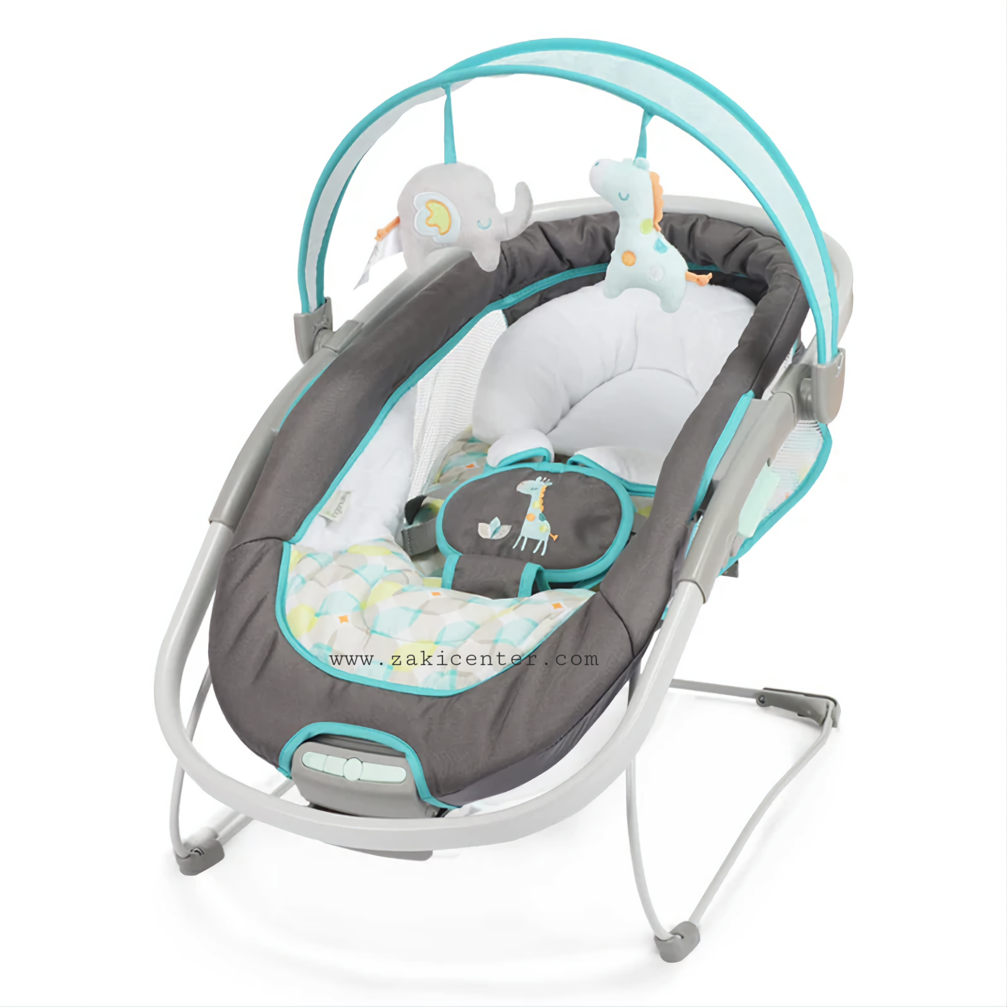 Ingenuity 2in1 Mobile Lounger Feeding Chair & Bouncer with Mobile Connectivity