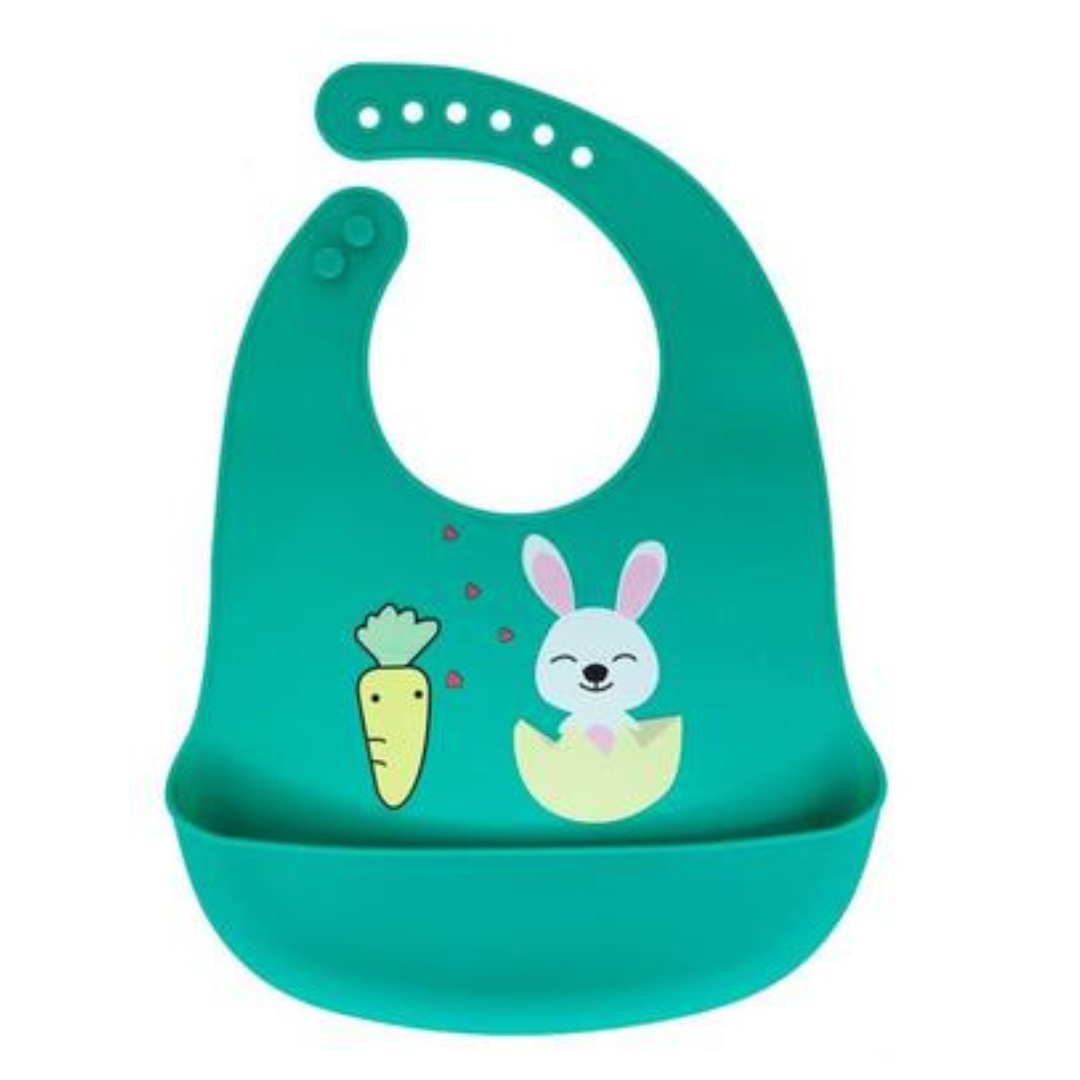 Baby Silicon Bib with Food Catcher