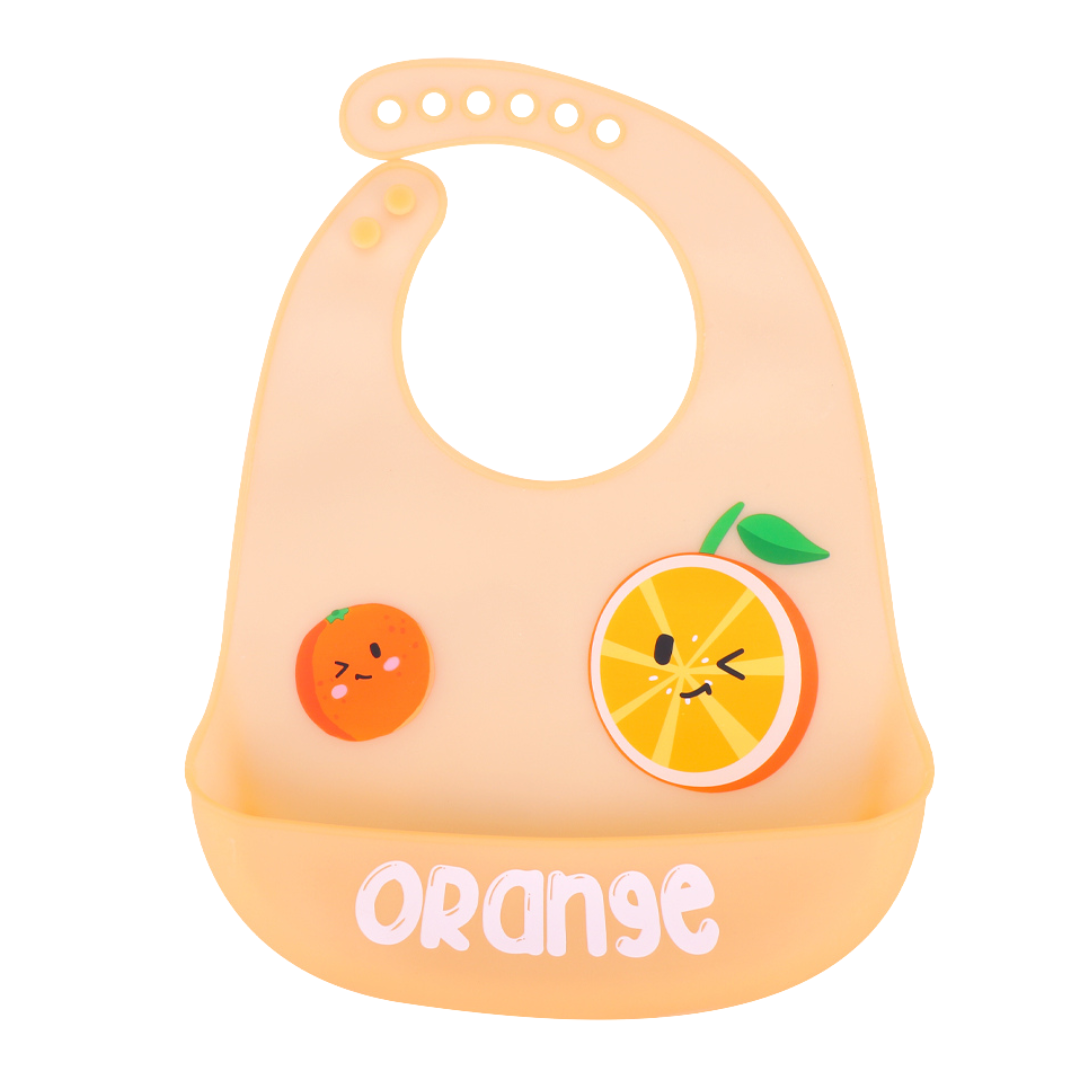 Baby Silicon Bib with Food Catcher