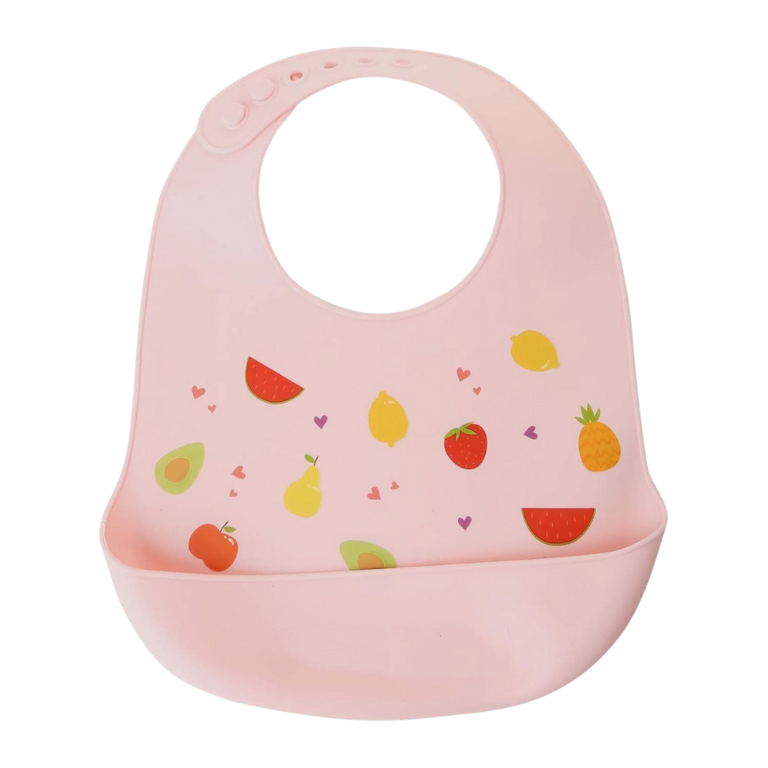 Baby Silicon Bib with Food Catcher