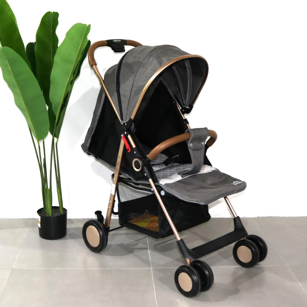 HUASHUO Lightweight Baby Travel Stroller (Maroon)