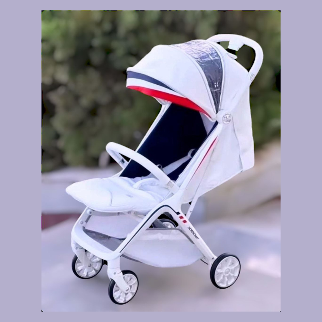 Mini Light Weight Travel Stroller - White