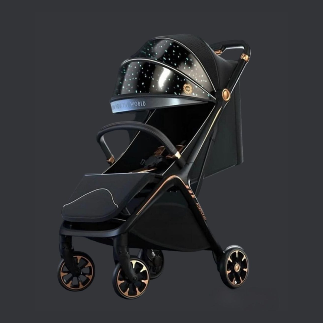 Mini Light Weight Travel Stroller - Black
