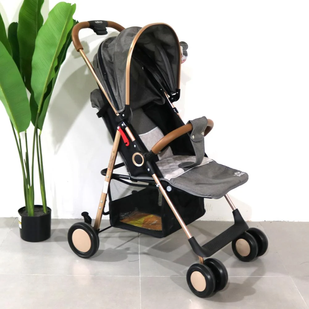 HUASHUO Lightweight Baby Travel Stroller (Grey)
