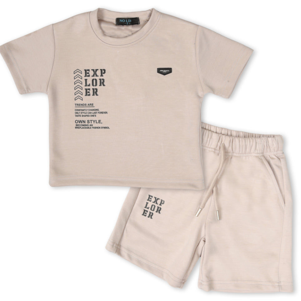 Zaki - Boys Top/Shorts with Bermuda 2 Pcs Set (2-5Y)