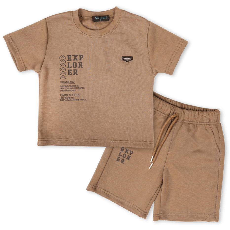 Zaki - Boys Top/Shorts with Bermuda 2 Pcs Set (2-5Y)