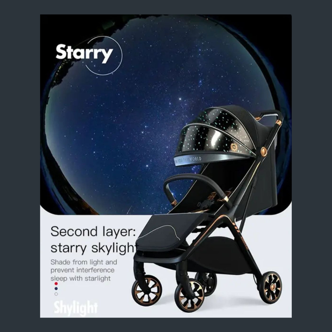Mini Light Weight Travel Stroller - Black