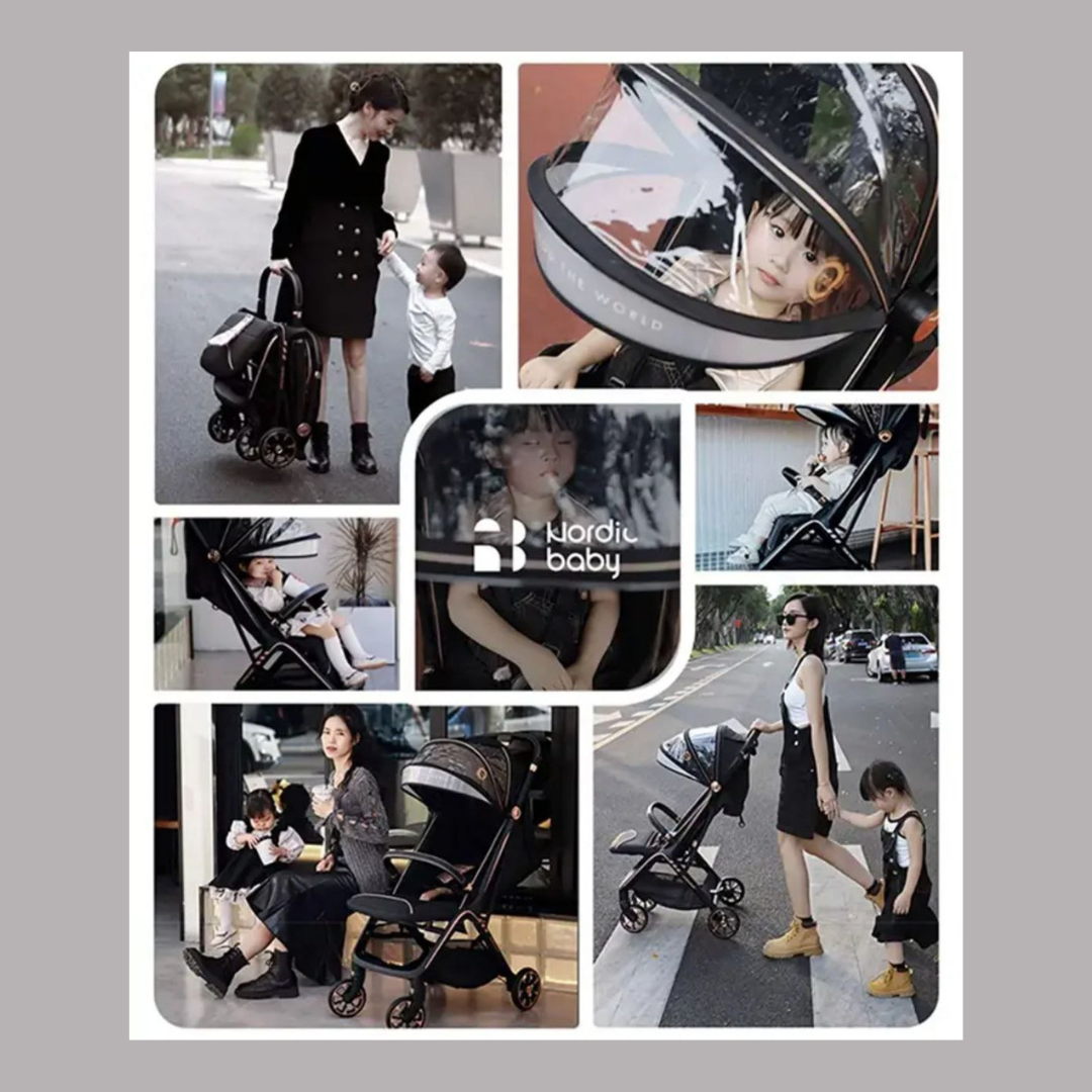 Mini Light Weight Travel Stroller - Black