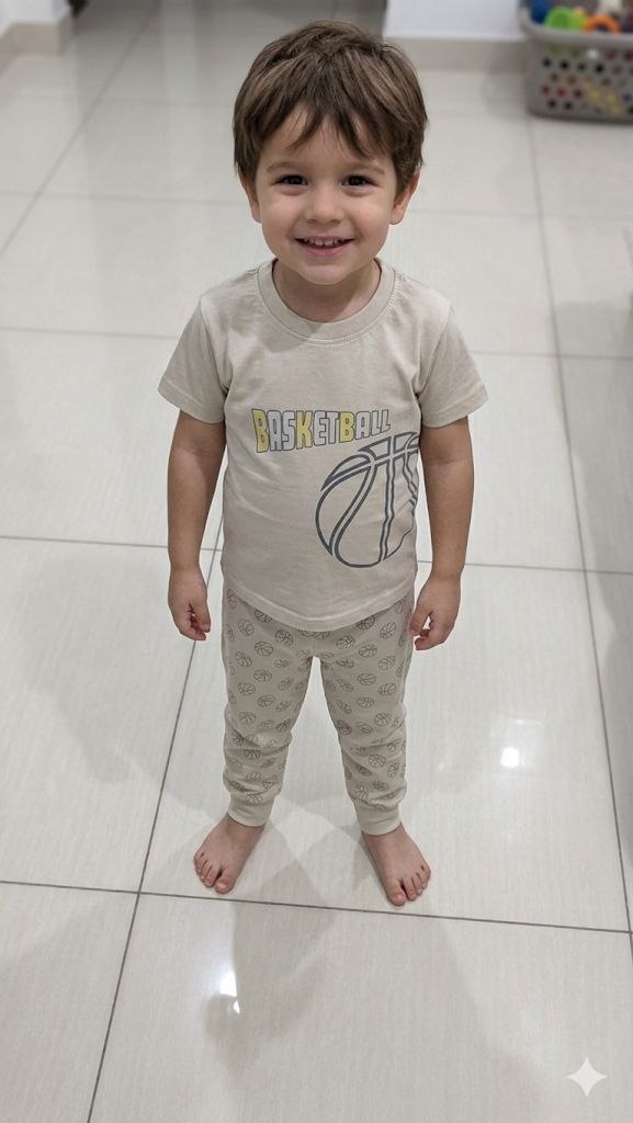 ZAKI-BOYS HALF SLEEVES T-SHIRT WITH LONG PANT 2-7Y