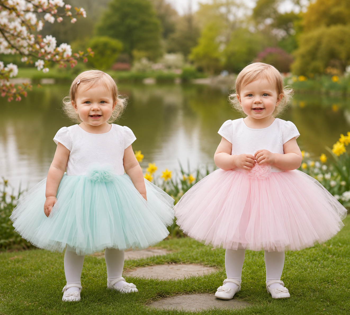 ZAKI-Baby Girls Fancy Party Frocks 0-18 Months