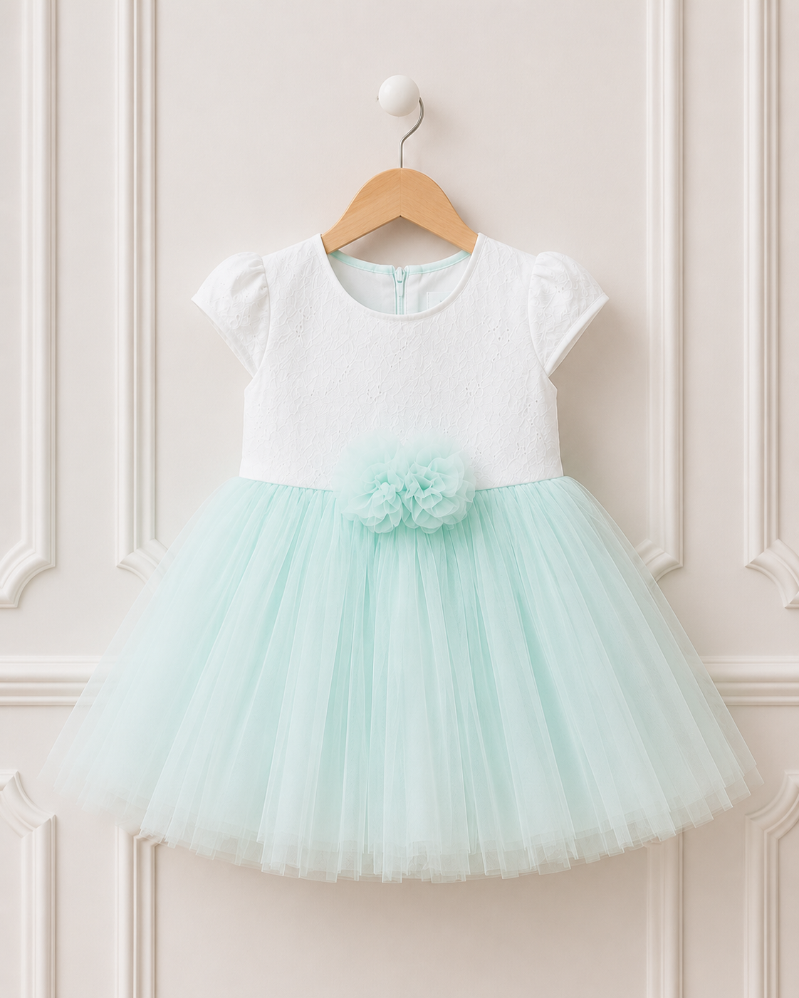 ZAKI-Baby Girls Fancy Party Frocks 0-18 Months
