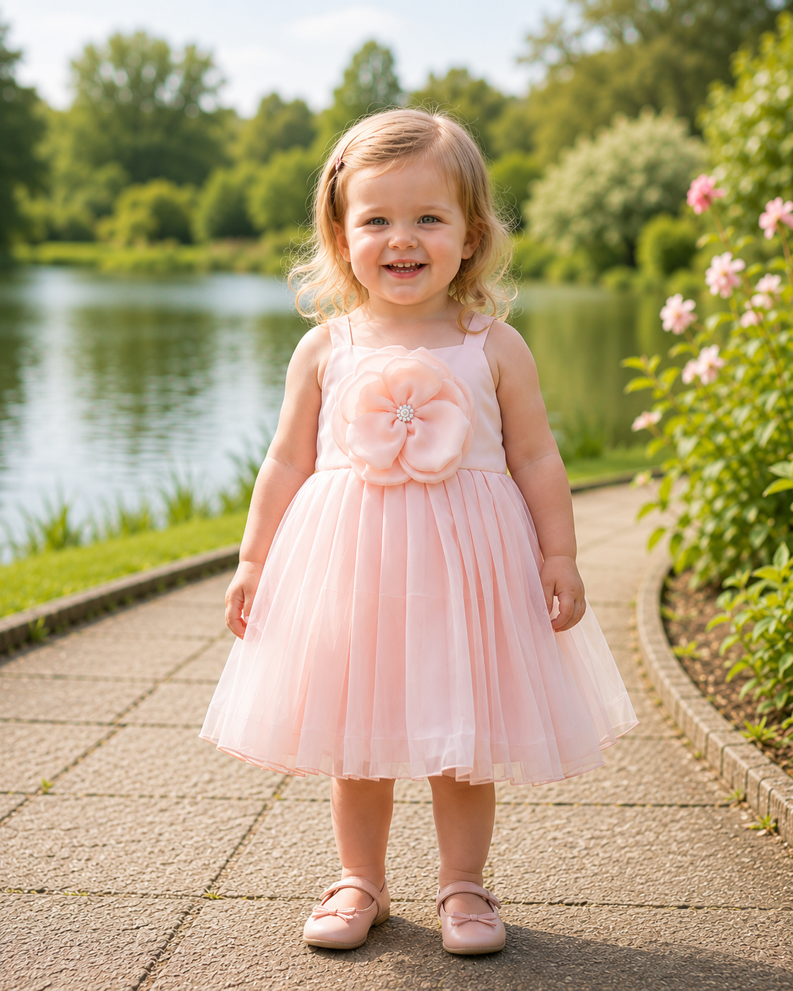 ZAKI-Baby Girls Fancy Party Frocks 0-18 Months