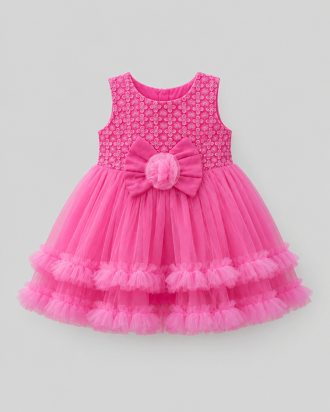 ZAKI-Baby Girls Fancy Party Frocks 0-18 Months