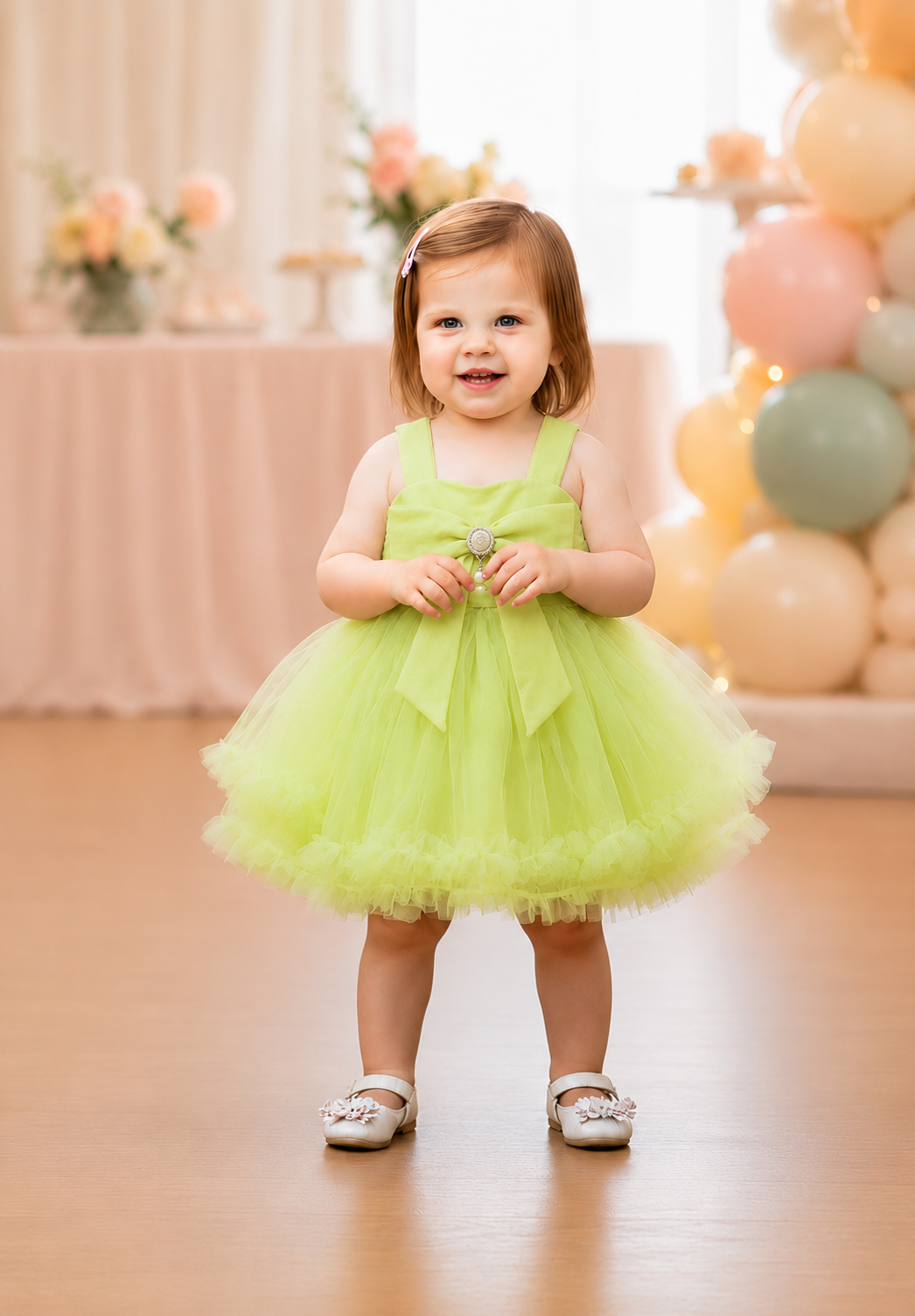 ZAKI-Baby Girls Fancy Party Frocks 0-18 Months