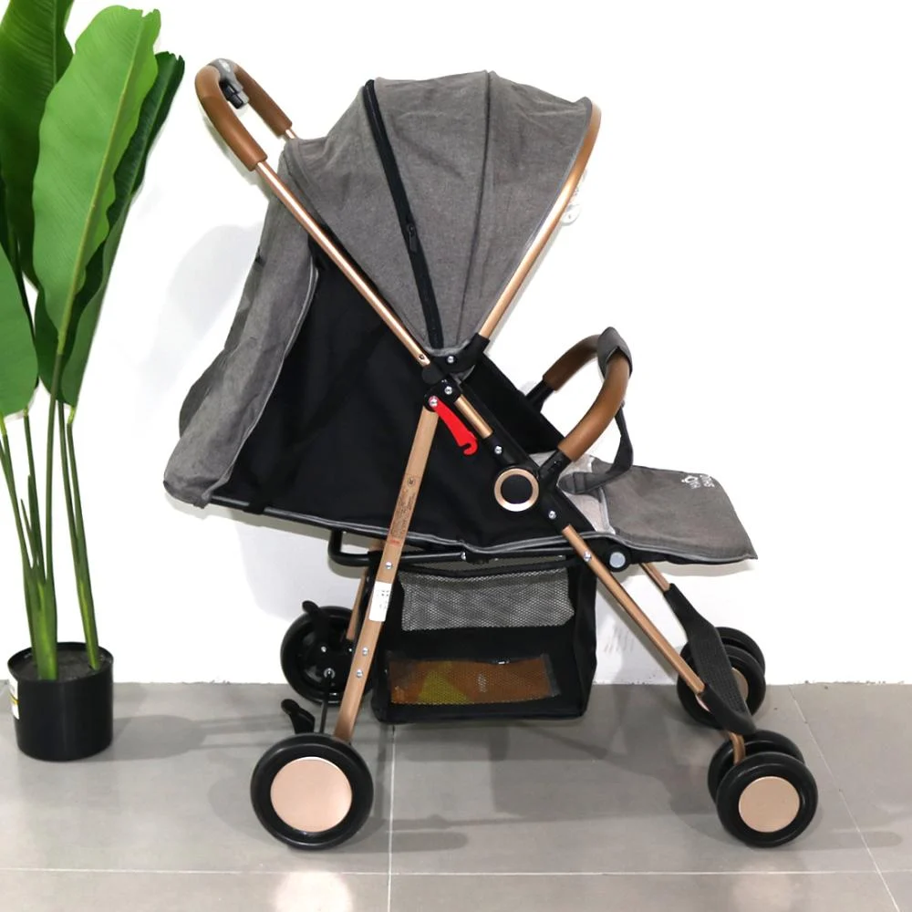 HUASHUO Lightweight Baby Travel Stroller (Grey)