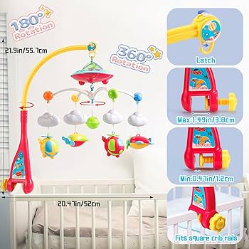BABY MUSICAL CHIME FOR WOODEN CRIB