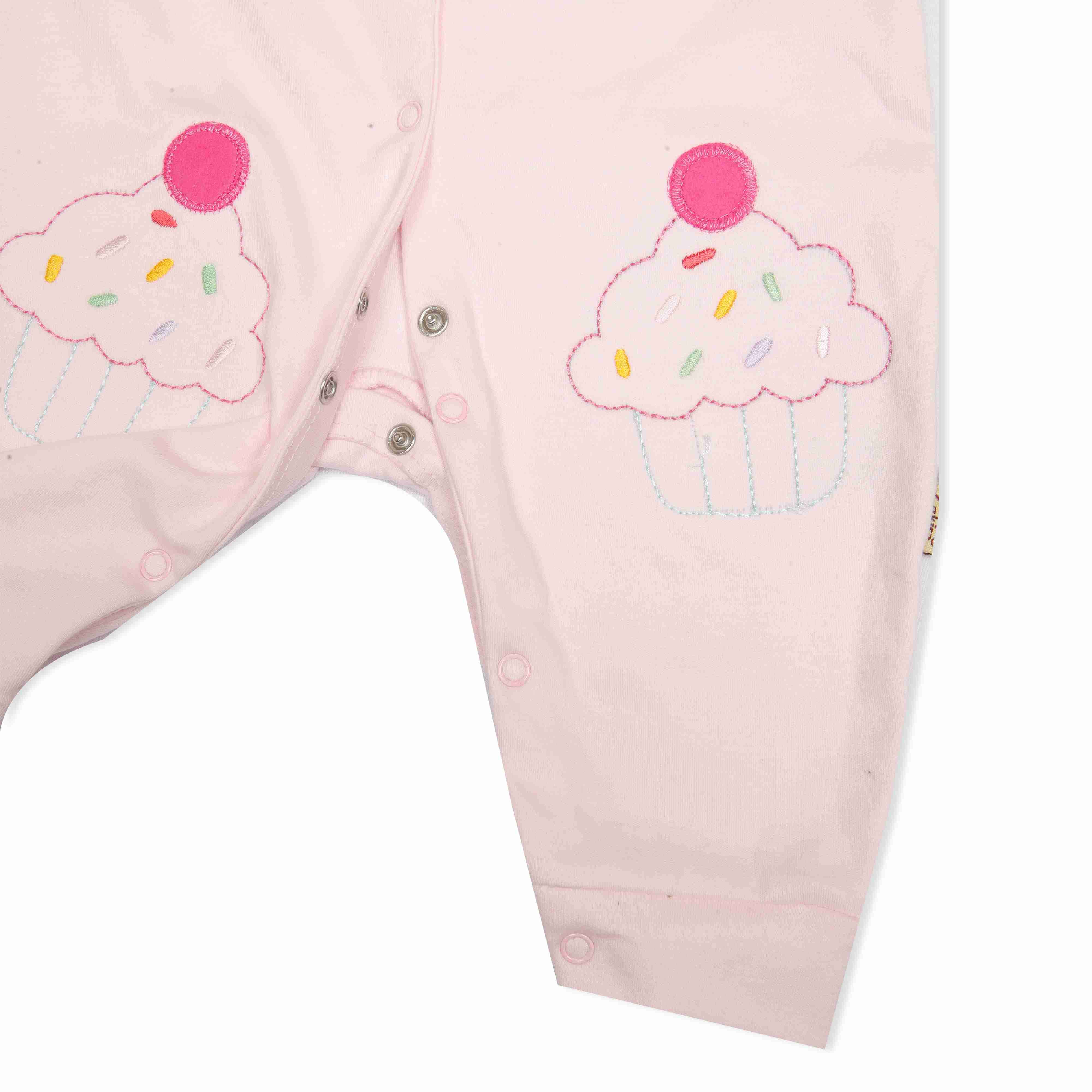 Zaki - Girls Long Sleeve Open Feet Romper (3-18M)