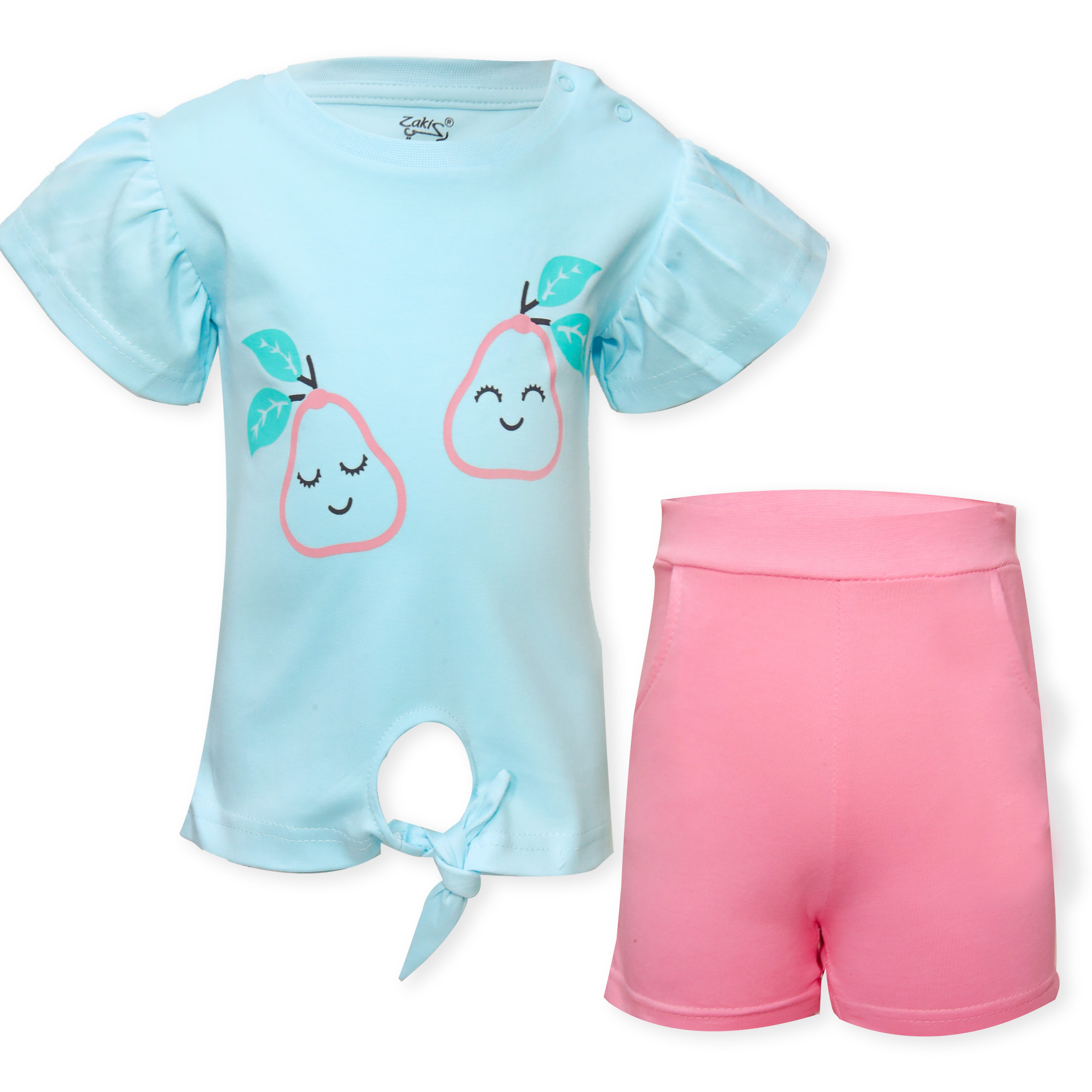 Zaki - Girls Top/Shorts 2 Pcs Set (0-24M)
