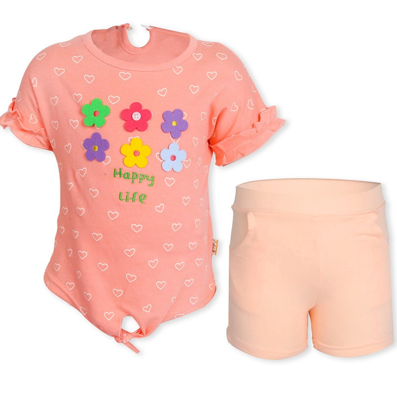 Girls Top/Shorts Set (0-24M)