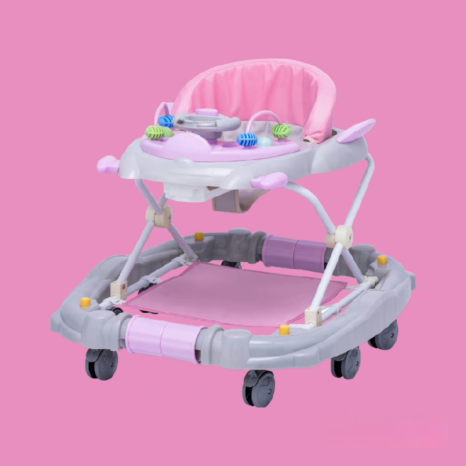 Multi Functional Baby Walker 4 in 1 (Pink)