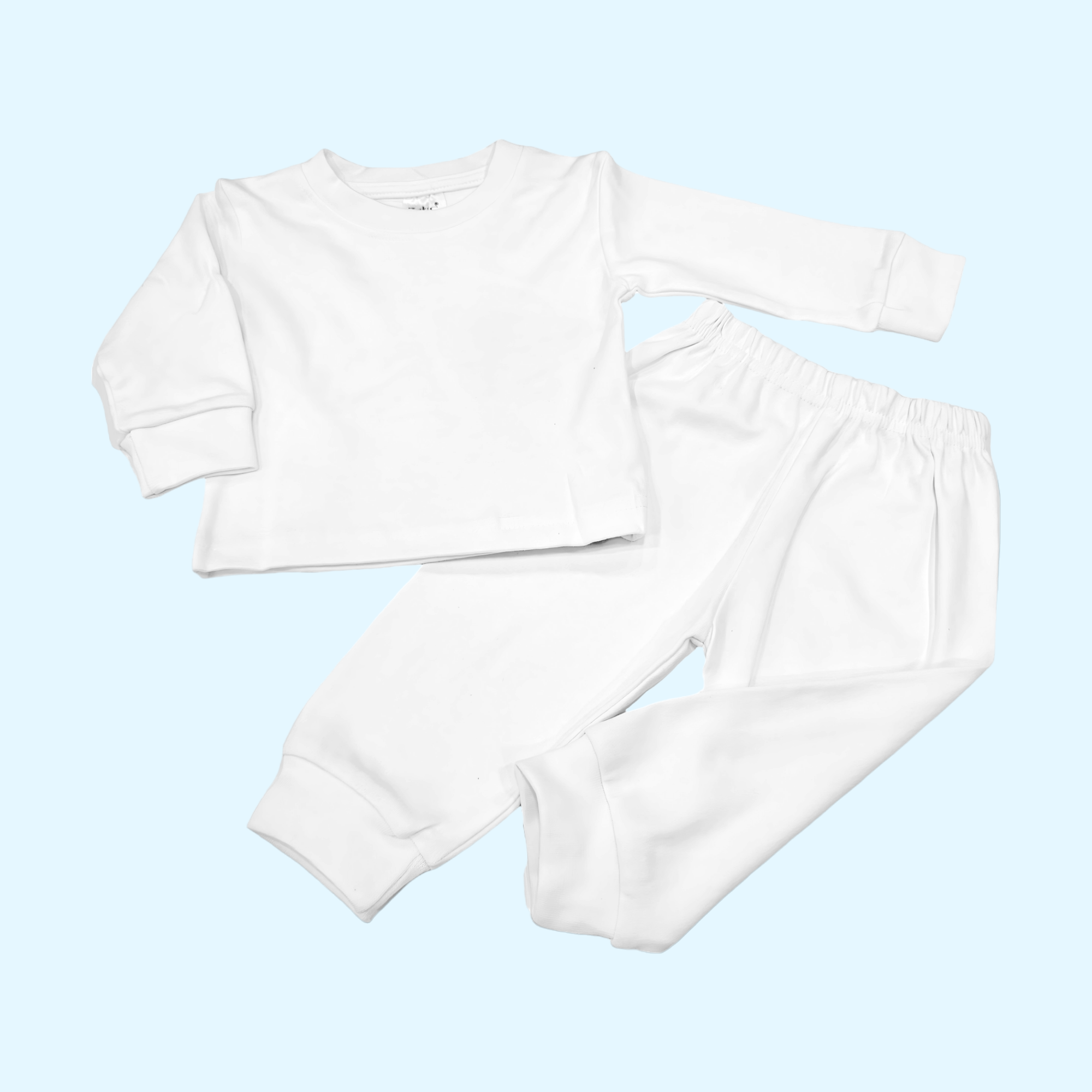 Baby Round-Neck Pajamas Set (0-12M)