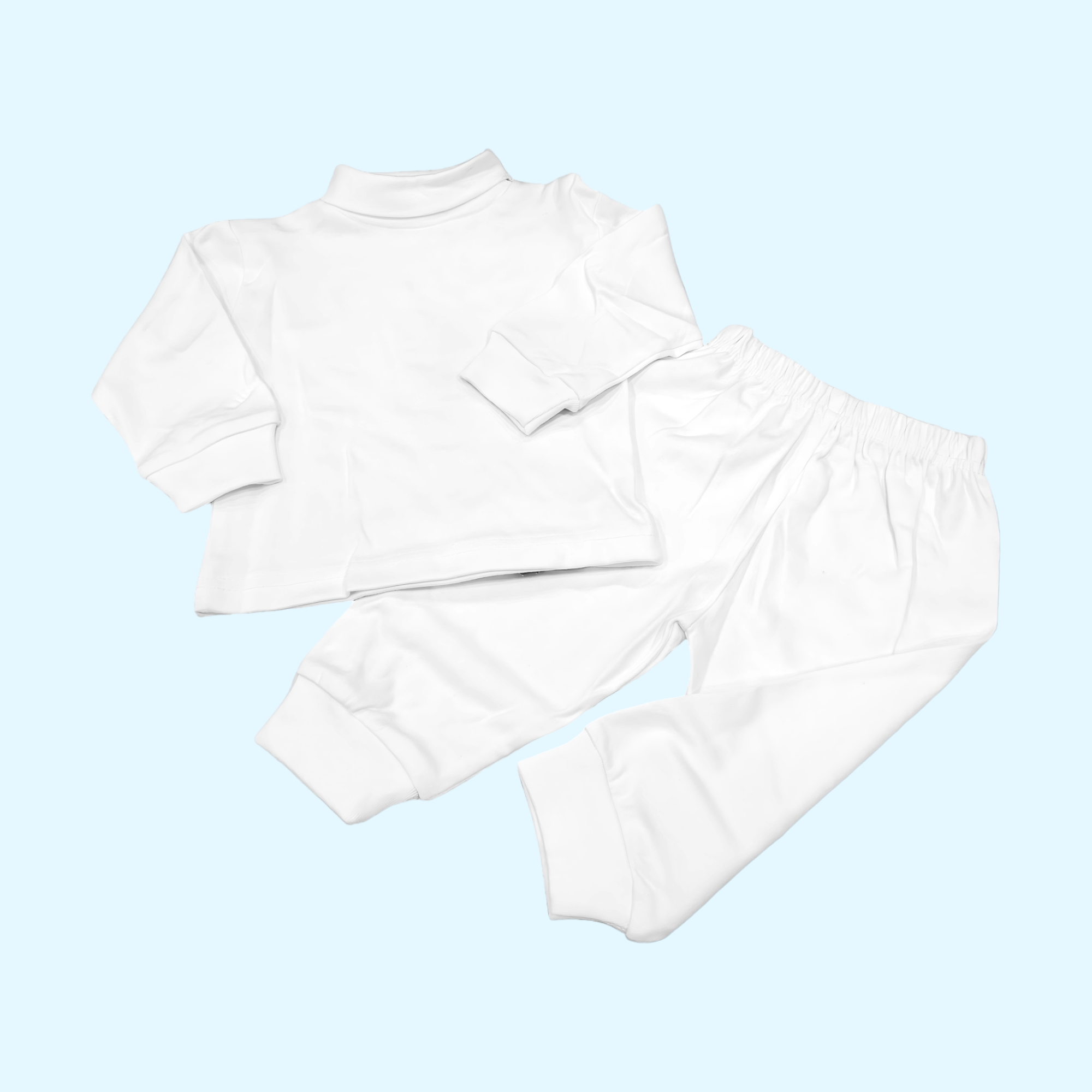 Baby High-Neck Pajamas Set (0-12M)