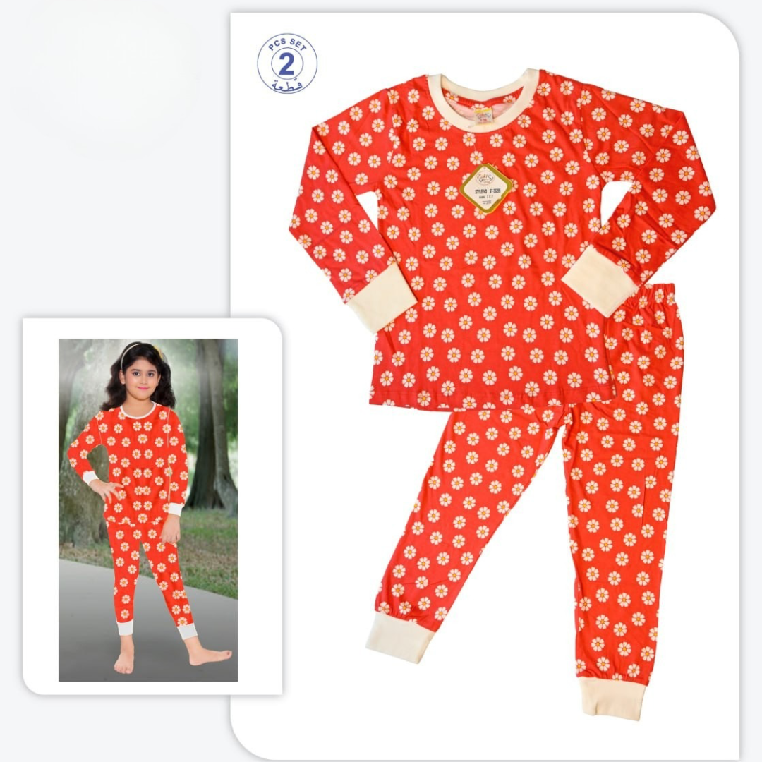 Girls  L/S T-Shirt with Long Pants Set (8-13Y)