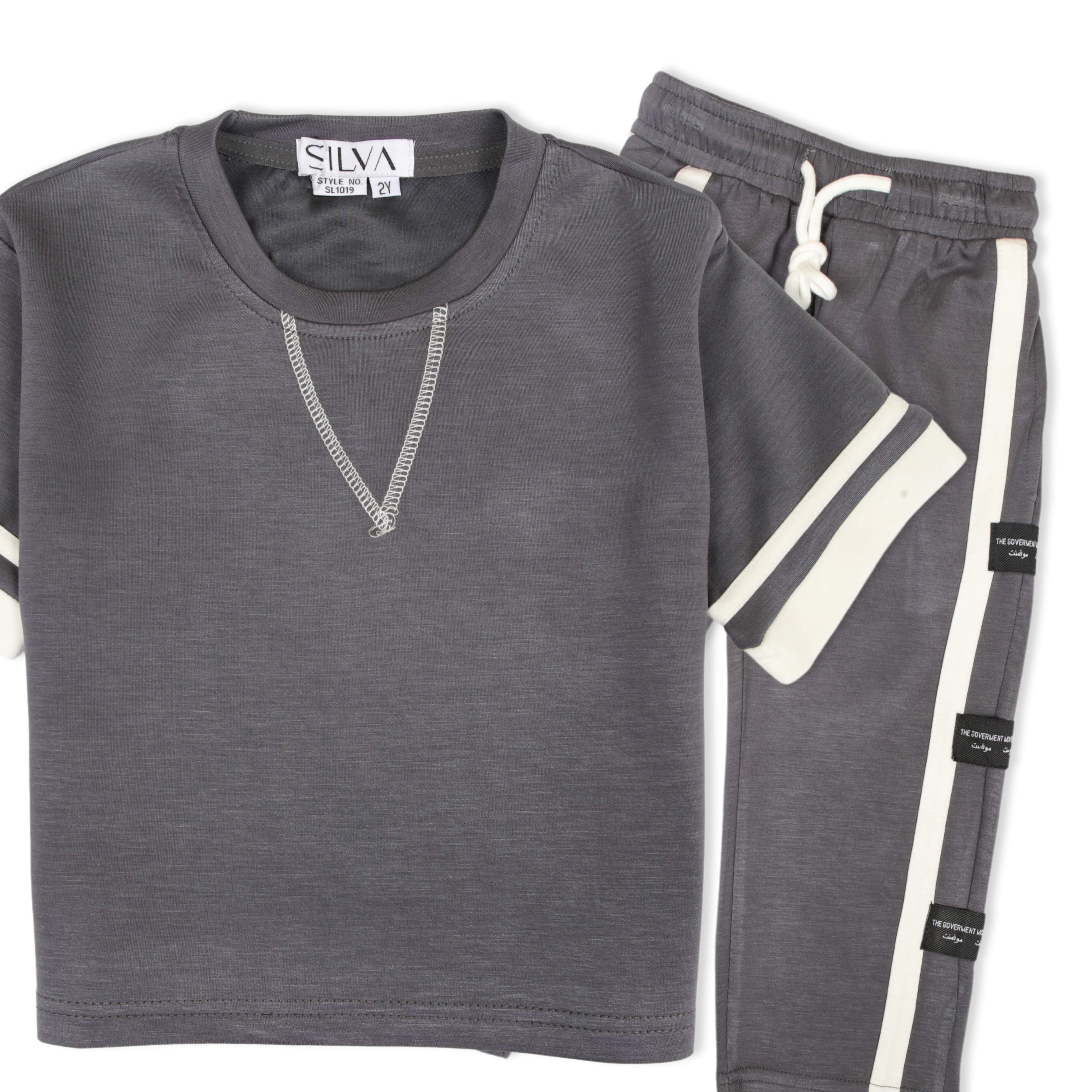Silva- Boys Short Sleeves Tshirt & Jogger Set (2-5Y)