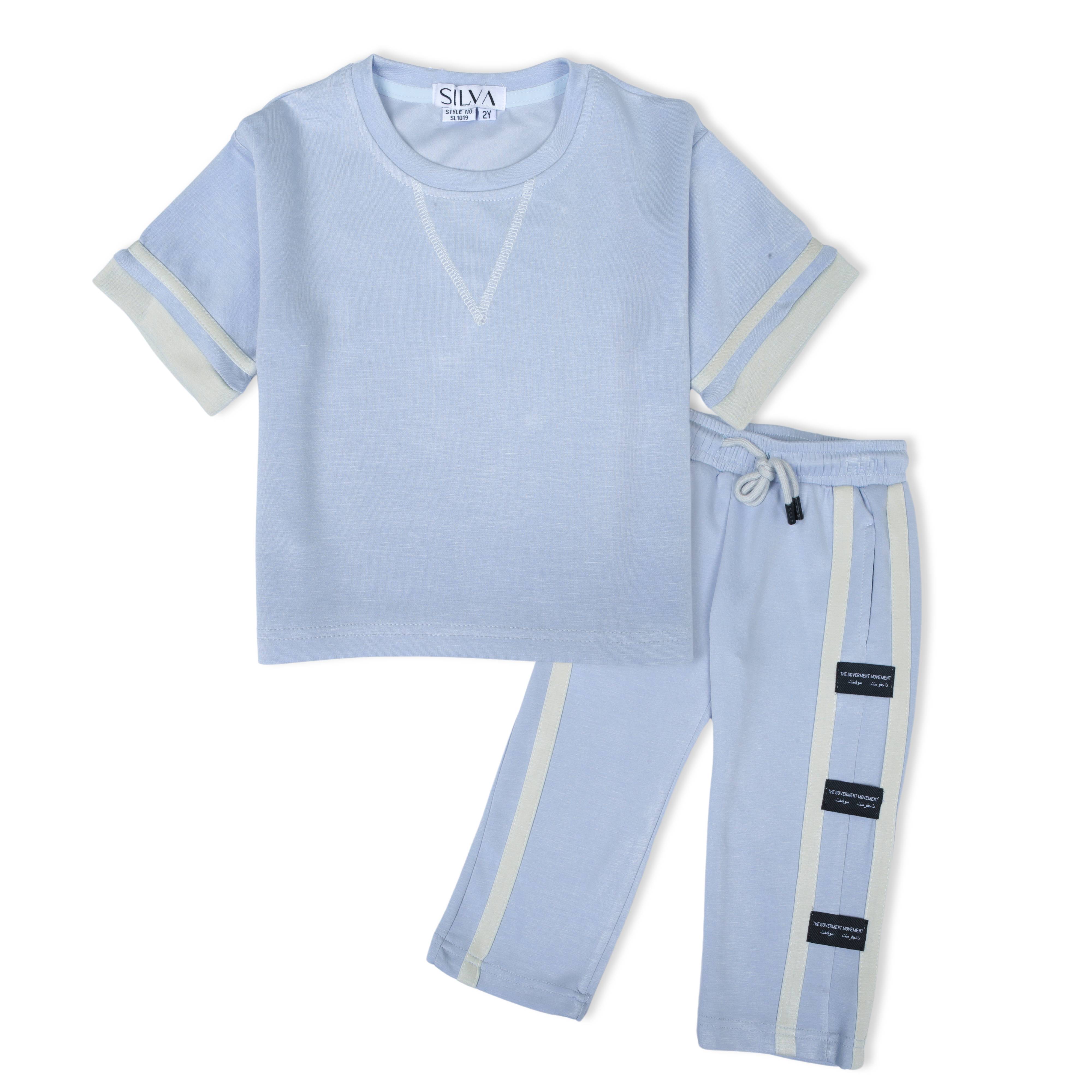 Silva- Boys Short Sleeves Tshirt & Jogger Set (2-5Y)