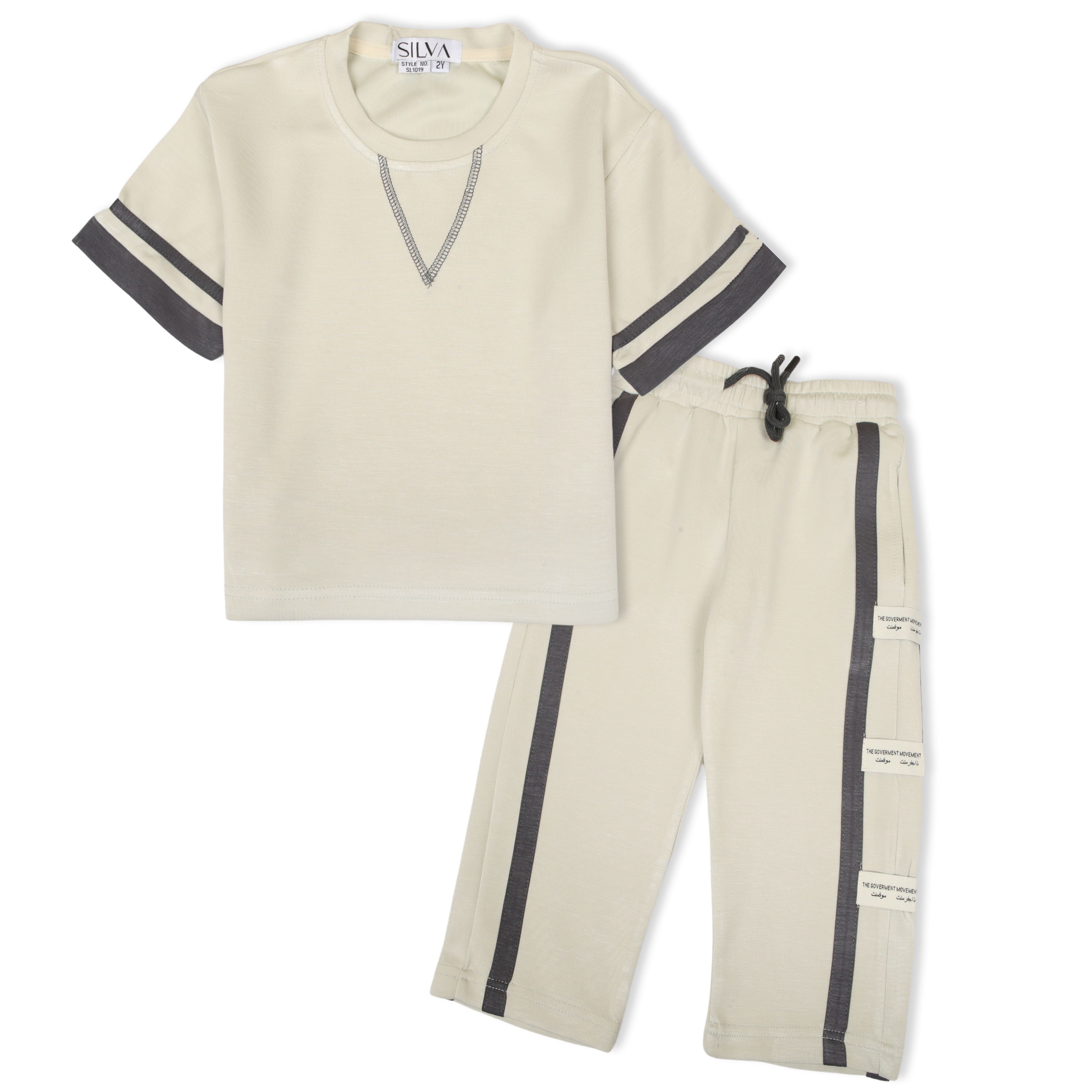 Silva- Boys Short Sleeves Tshirt & Jogger Set (2-5Y)