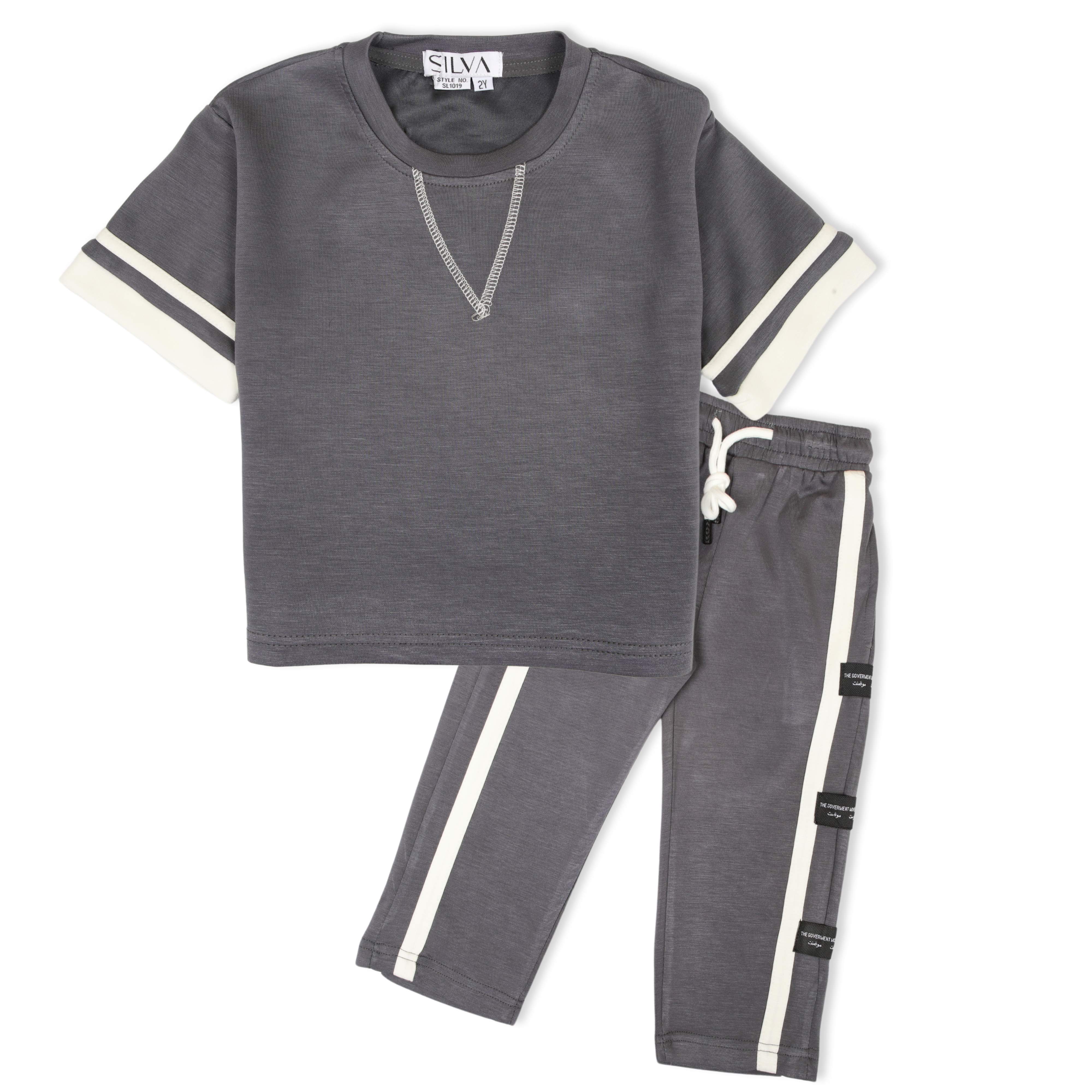 Silva- Boys Short Sleeves Tshirt & Jogger Set (2-5Y)