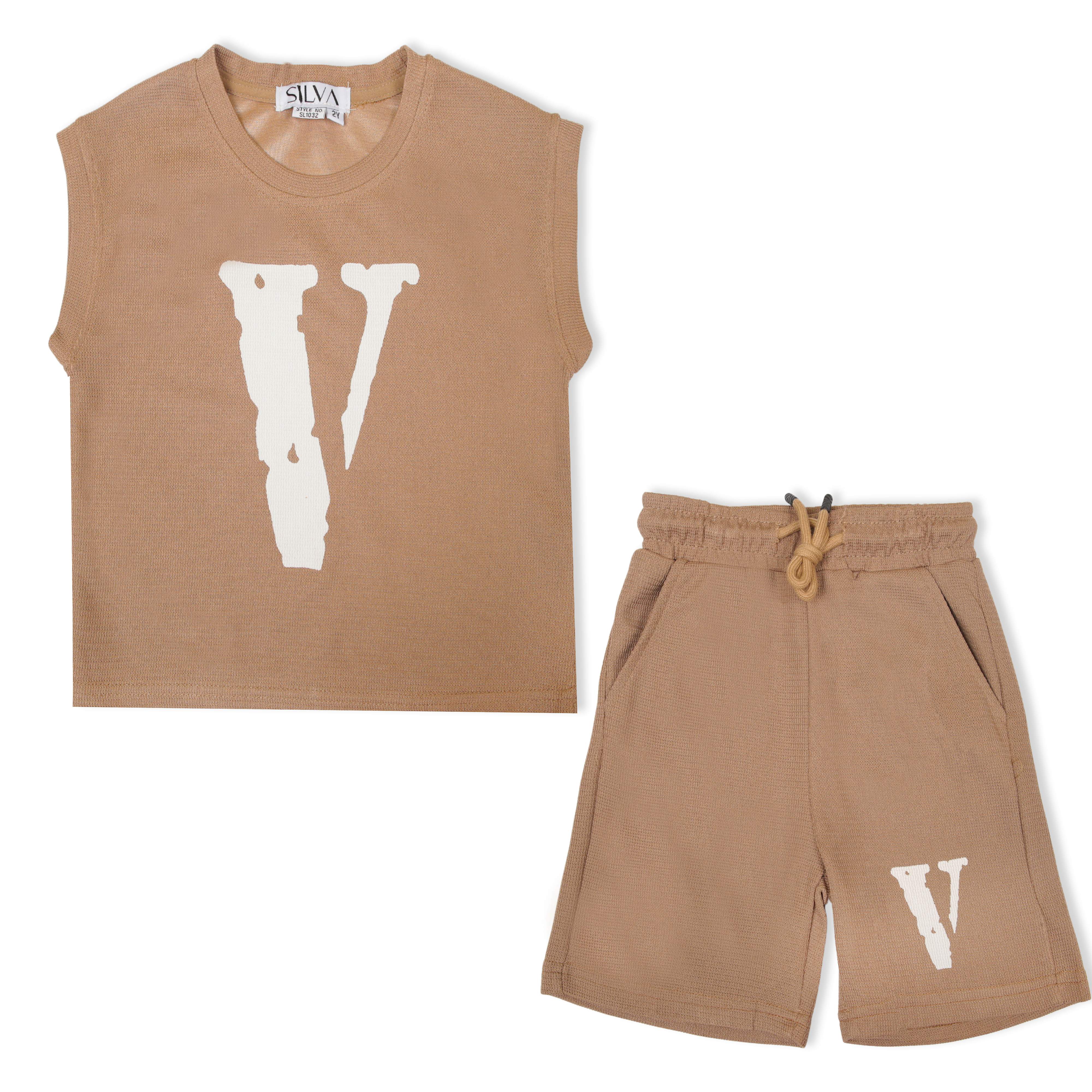 Silva- Boys Short Sleeves Tshirt & Short Set (2-5Y)