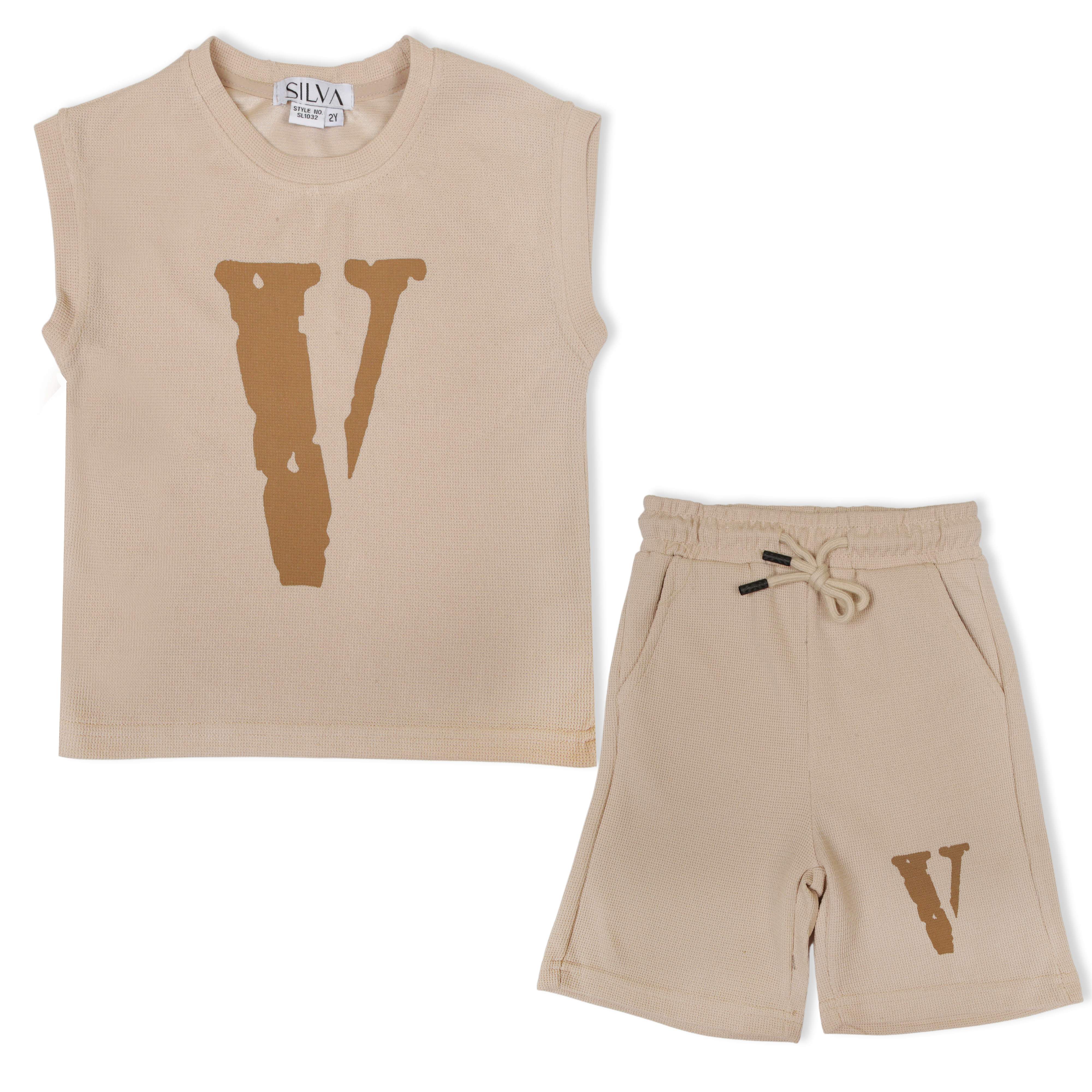 Silva- Boys Short Sleeves Tshirt & Short Set (2-5Y)