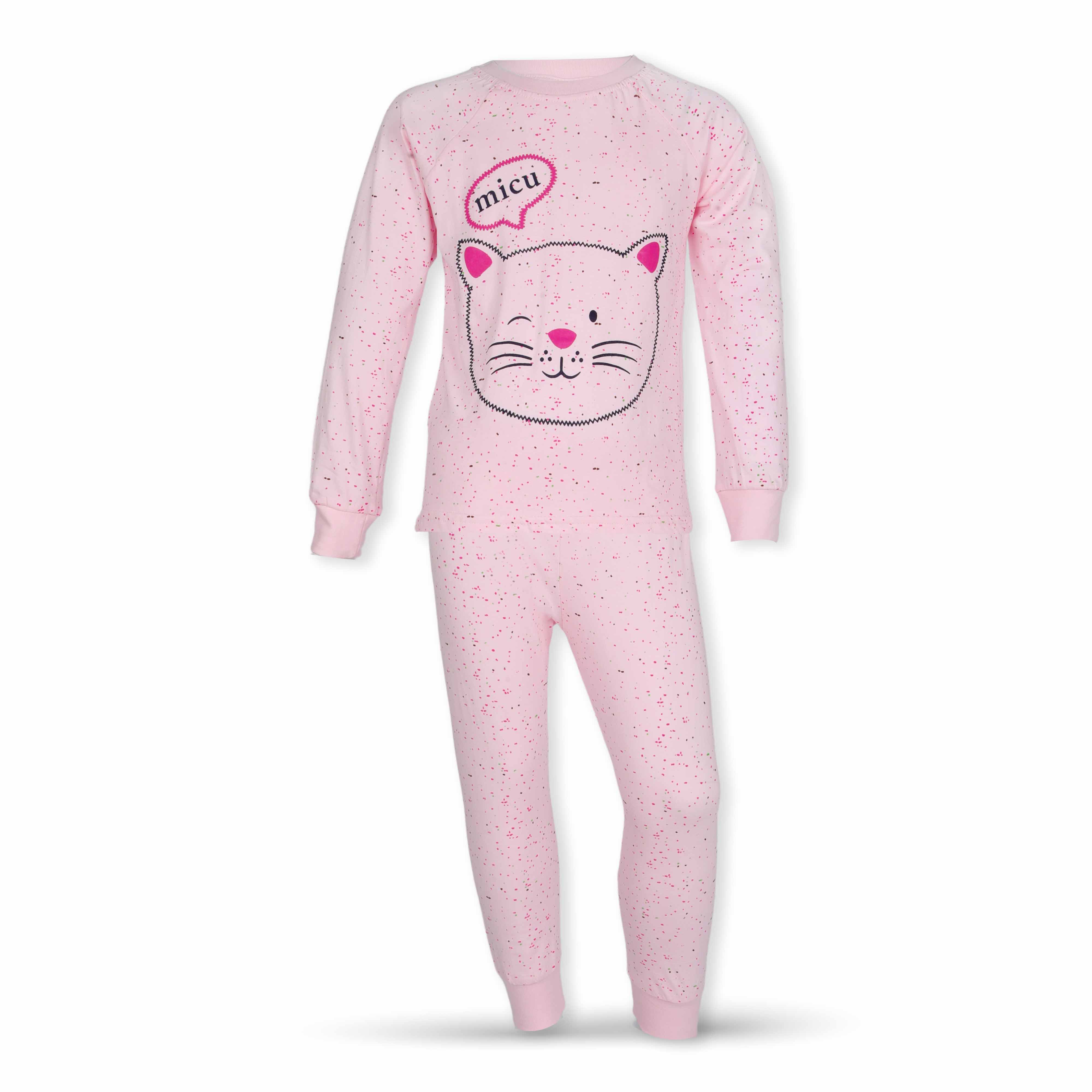 Girls L/S T-Shirt with Long Pants Set (2-7Y)
