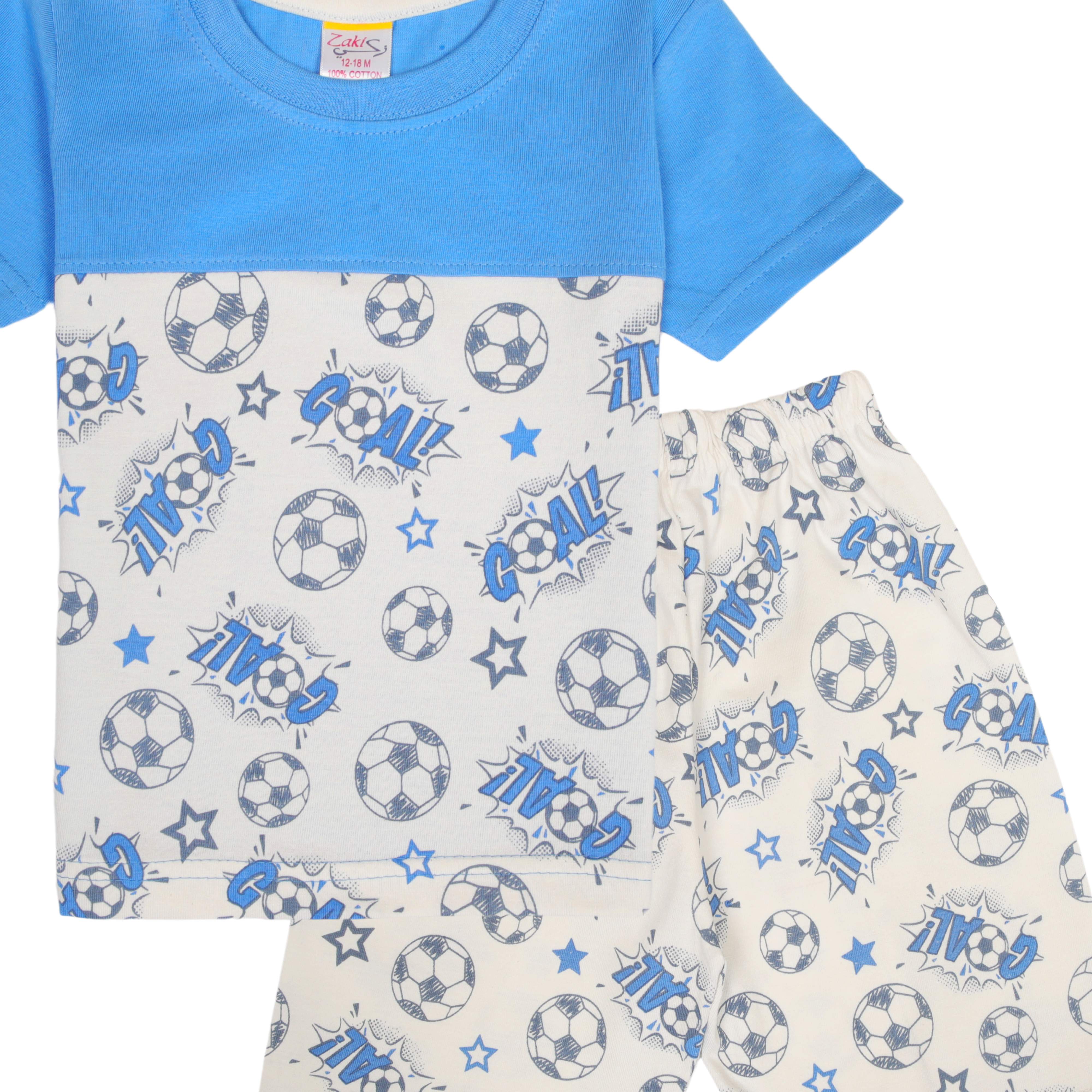 Zaki - Boys 2 Top / 1 Capri Pants Bermuda 3 Pcs Set (6-24M)