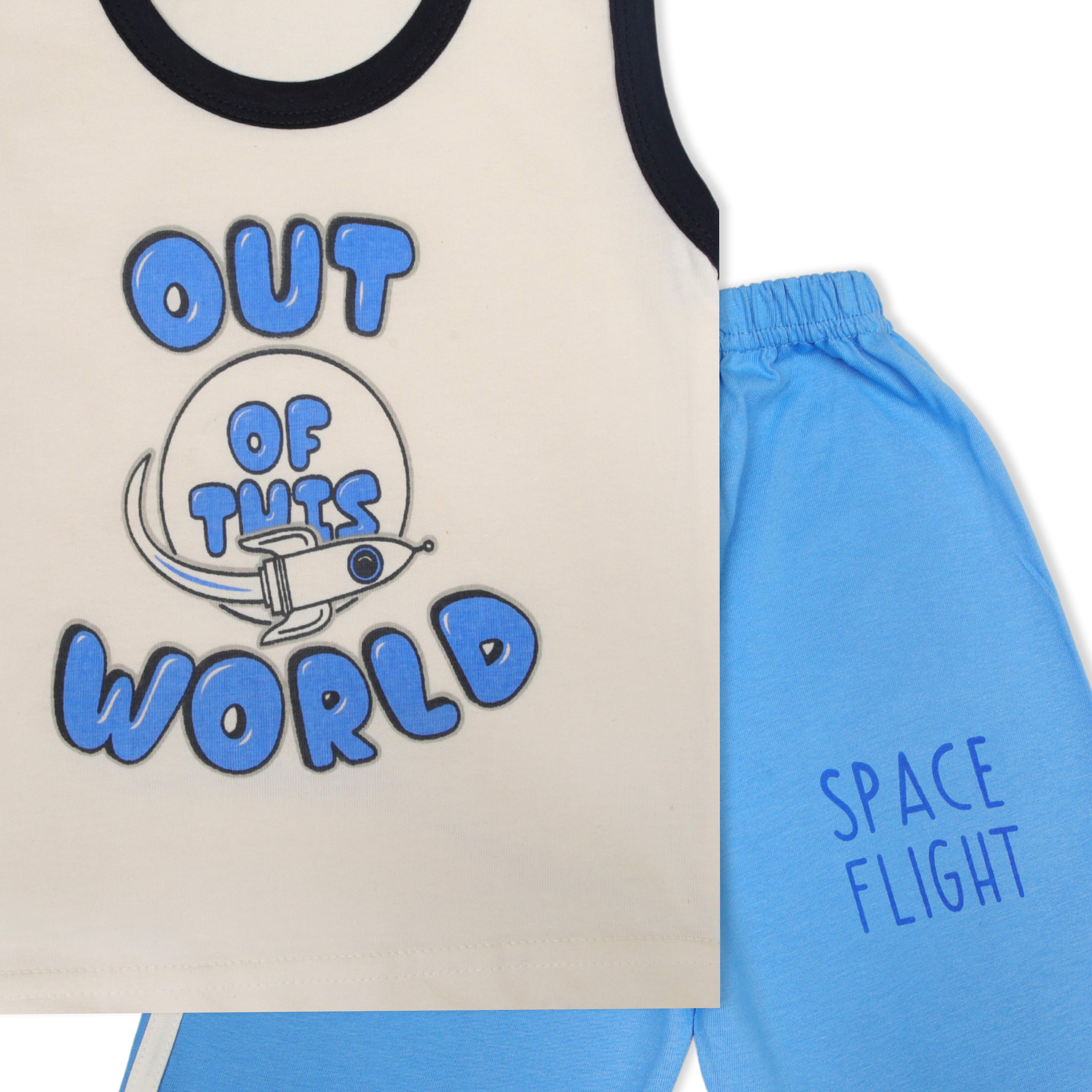 Zaki - Boys 2 Top / 1 Capri Pants Bermuda 3 Pcs Set (6-24M)