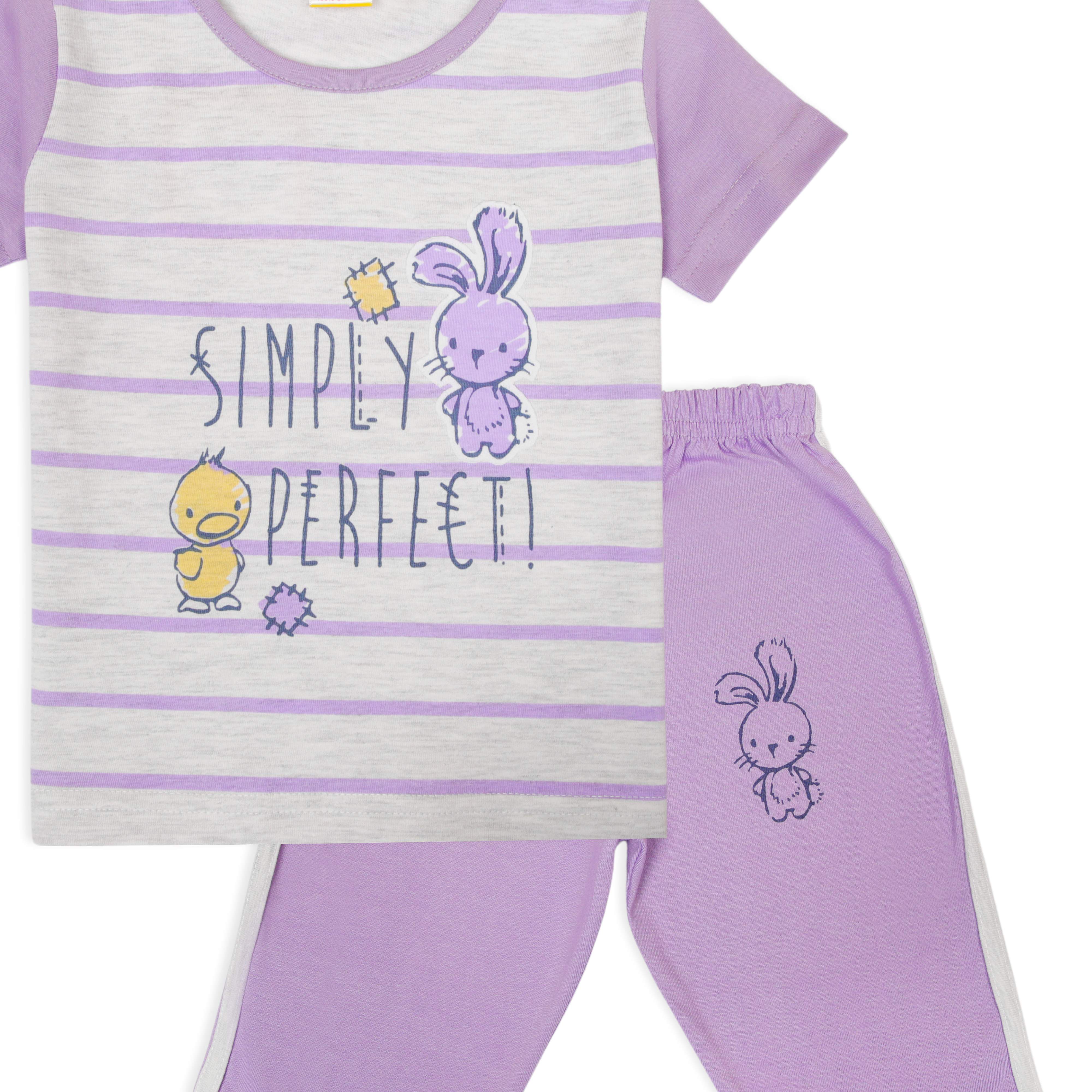 Zaki - Girls 2 Top / 1 Capri Pants Bermuda 3 Pcs Set (6-24M)