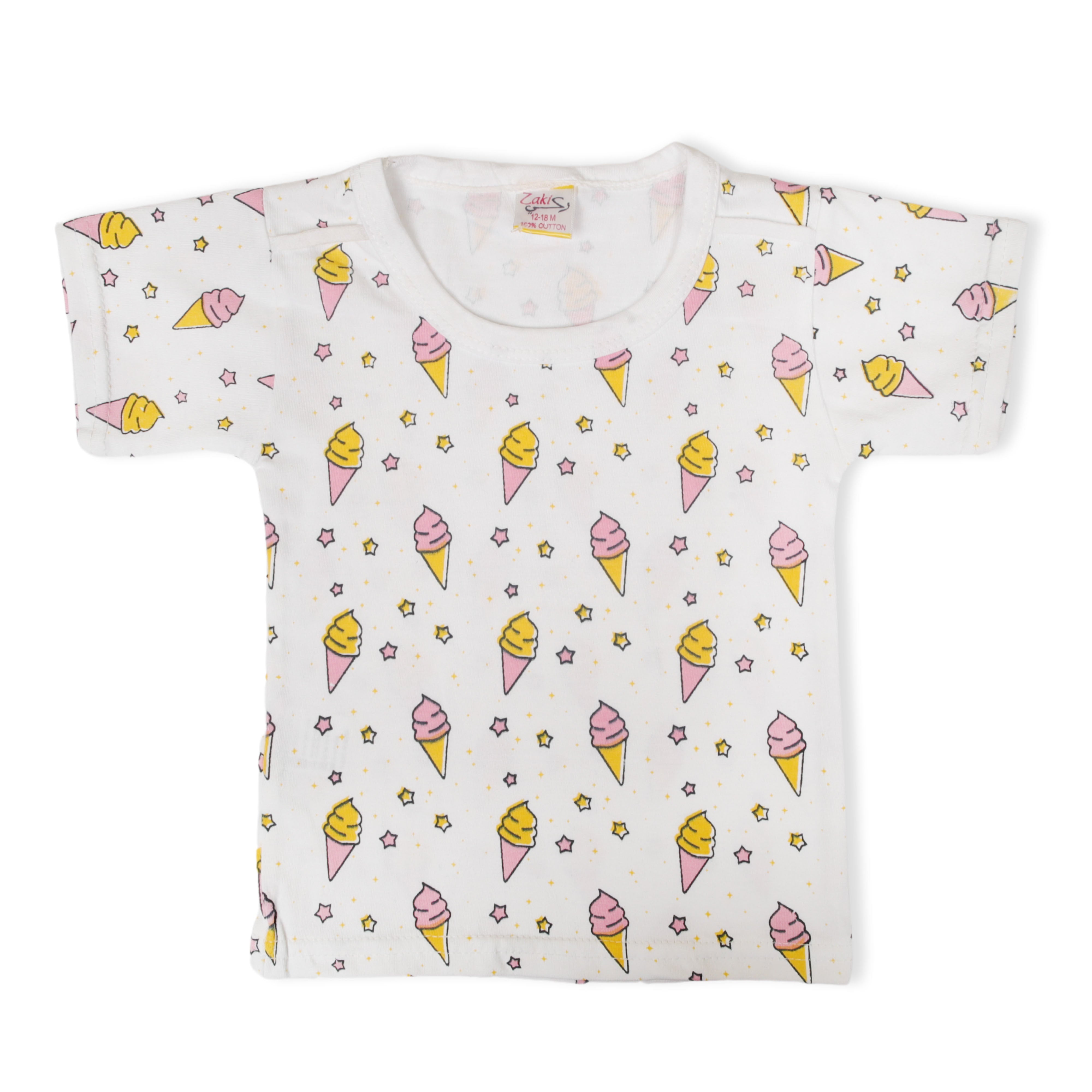 Zaki - Girls T-shirt with Dungaree Toy Set (0-18M)