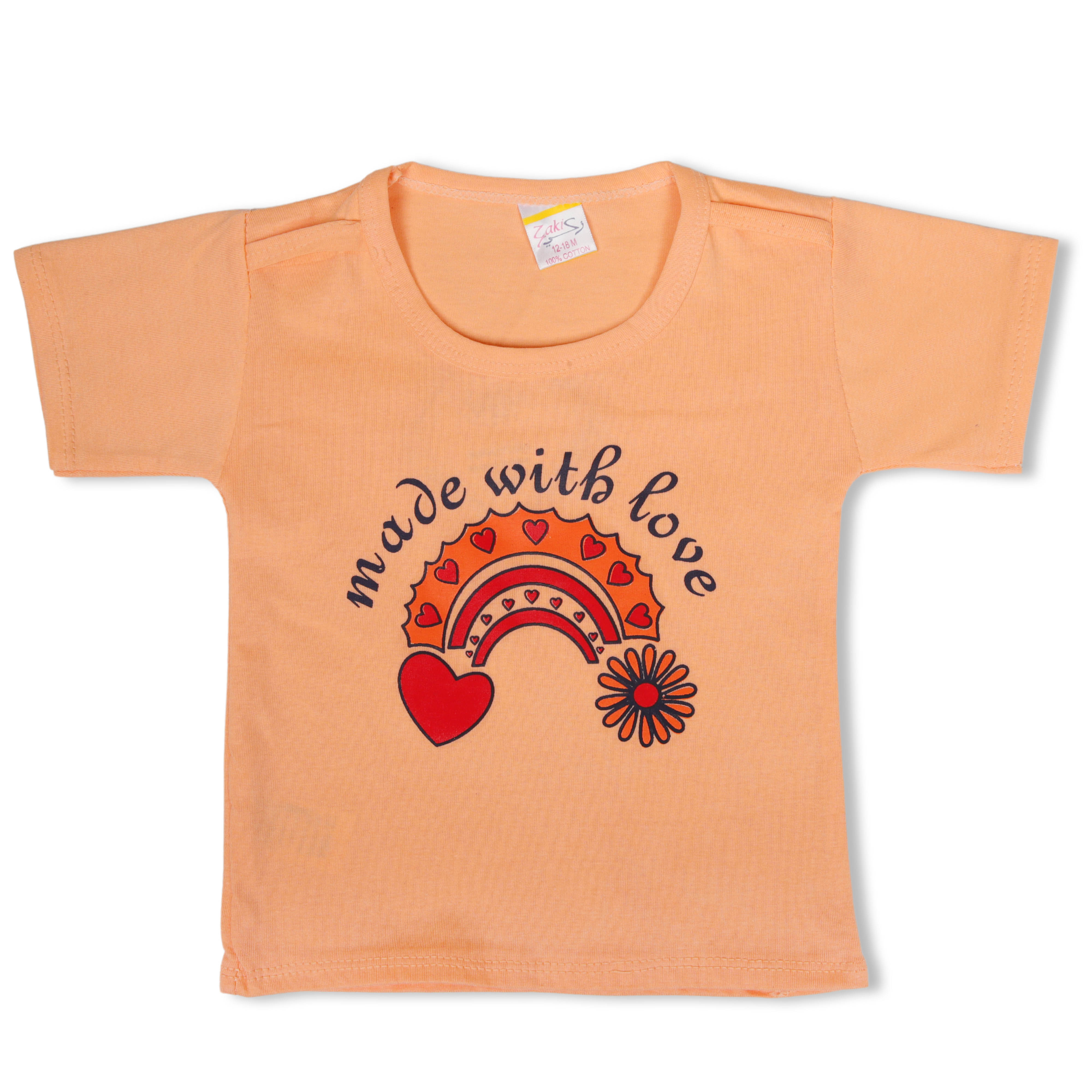 Zaki - Girls T-shirt with Dungaree Dress Set (0-18M)