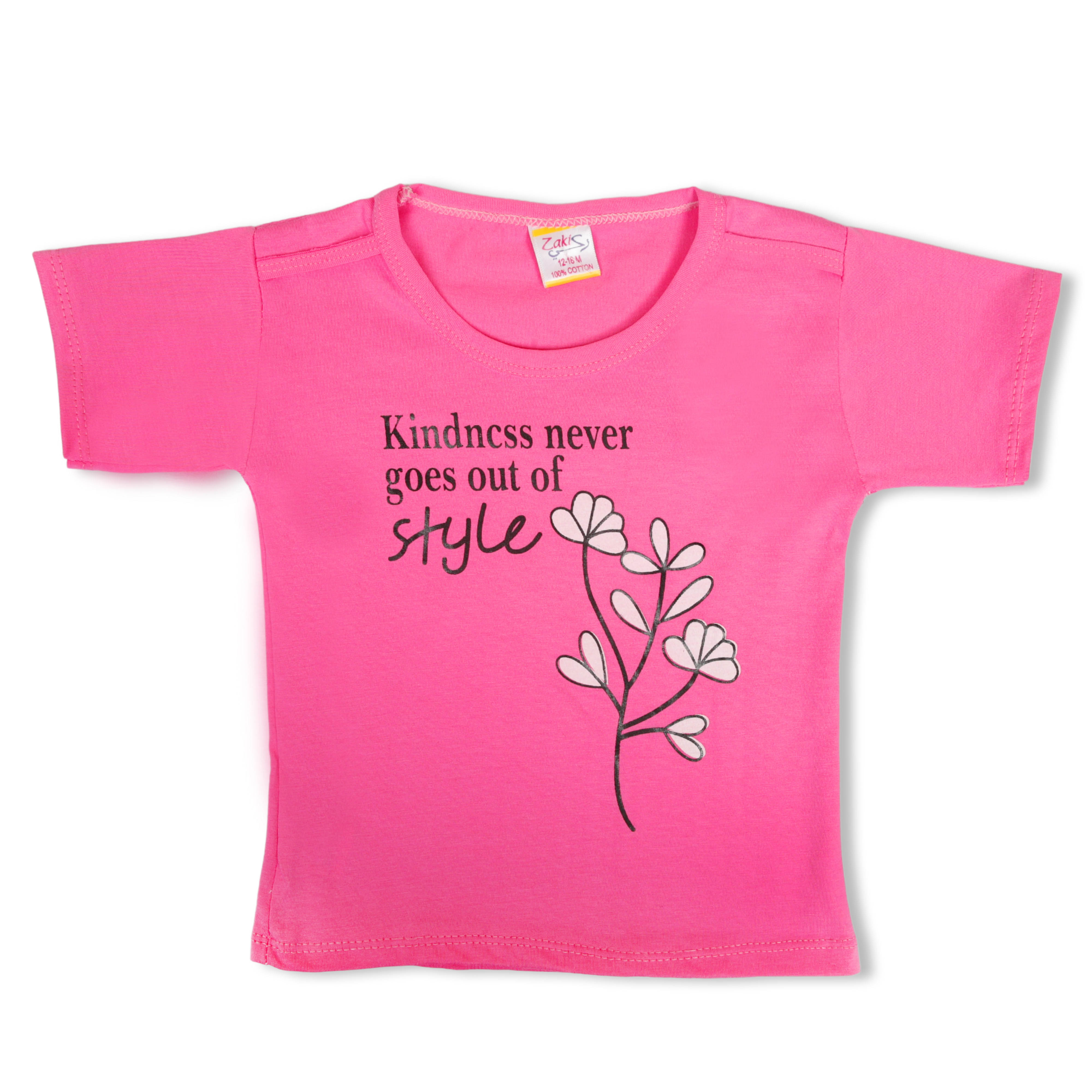 Zaki - Girls T-shirt with Dungaree Toy Set (0-18M)