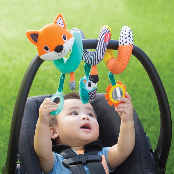 Infantino Spin & King Travel Bar Activity Toy