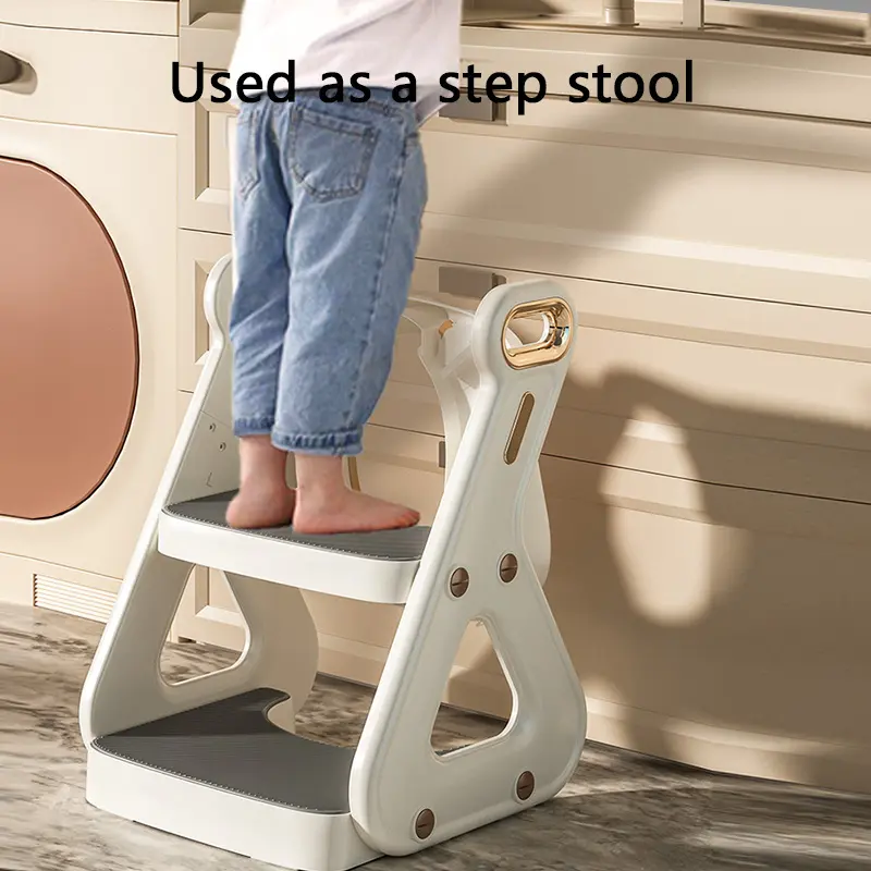 BabaMama 2-in-1 Potty Training Seat with Ladder – Auto-Adjust Height & Soft Cushion