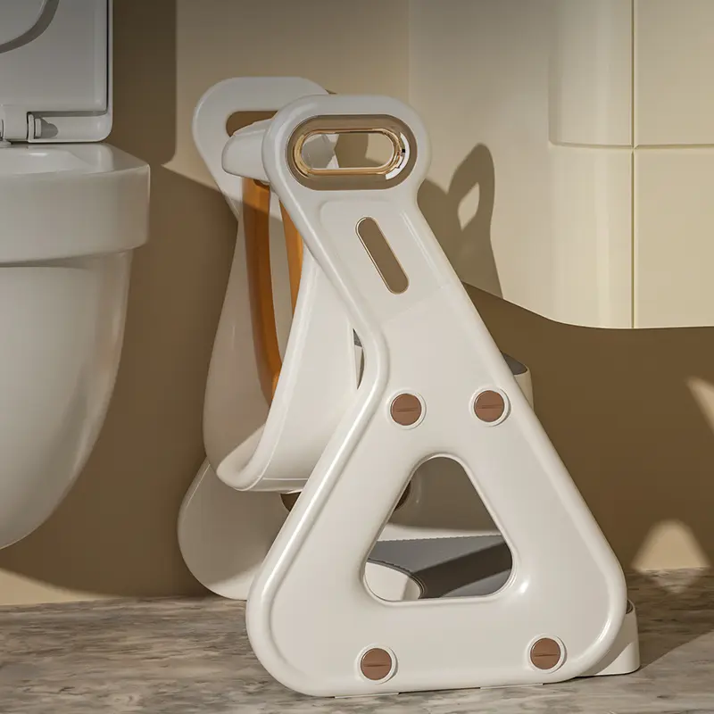 BabaMama 2-in-1 Potty Training Seat with Ladder – Auto-Adjust Height & Soft Cushion