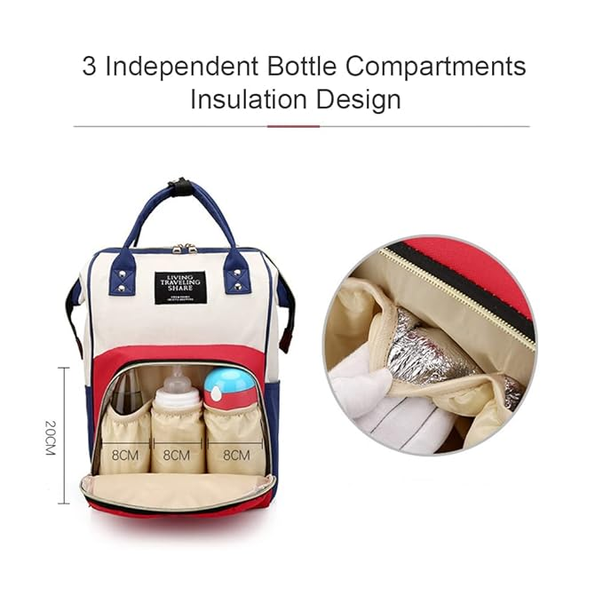 UmmiGo™- Large Capacity Diaper Backpack – Waterproof, Multi-Pocket & Stroller-Ready