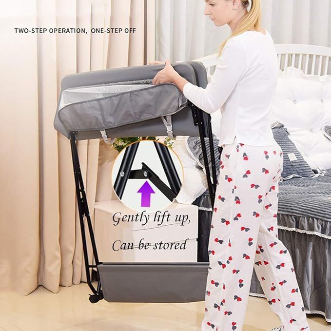 Baby Changing Table with Wheels