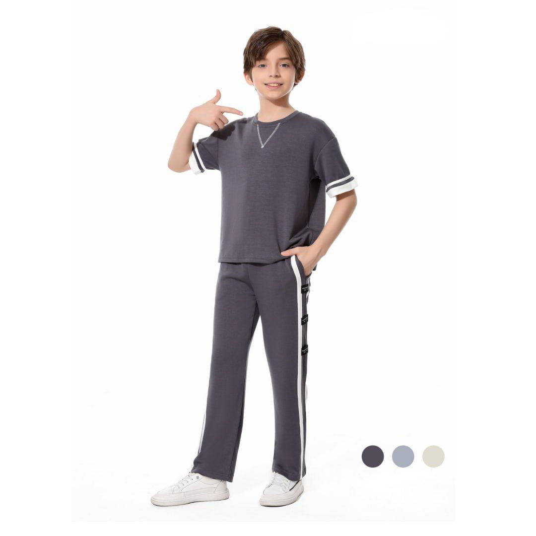 Silva- Boys Short Sleeves Tshirt & Jogger Set (2-5Y)